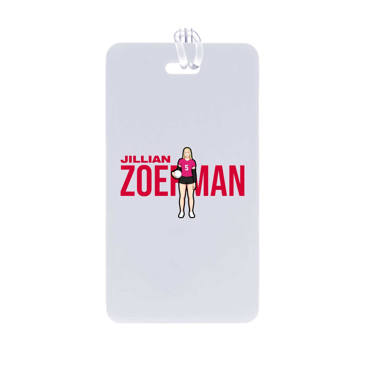 Bag Tag — Player Name in Classic