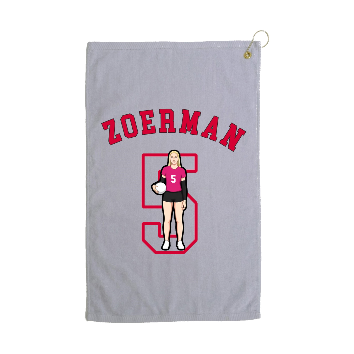Golf Towel — Shirsey Arch in Grey