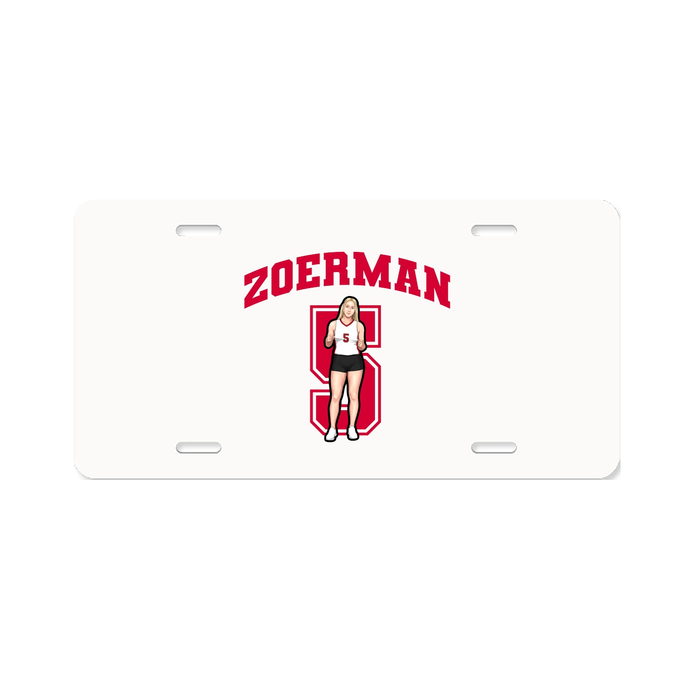 License Plate — Number in Classic