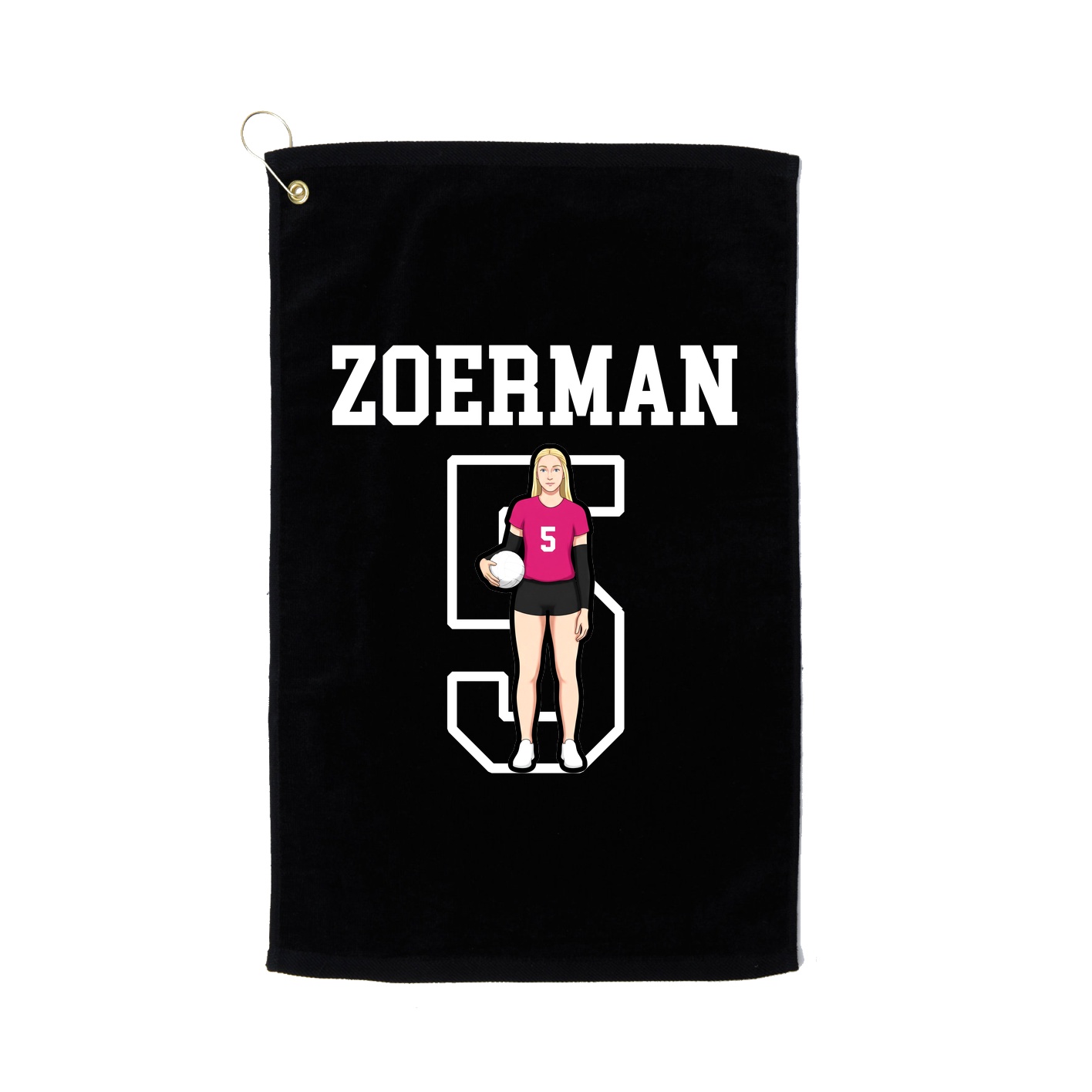Golf Towel — Shirsey in Black