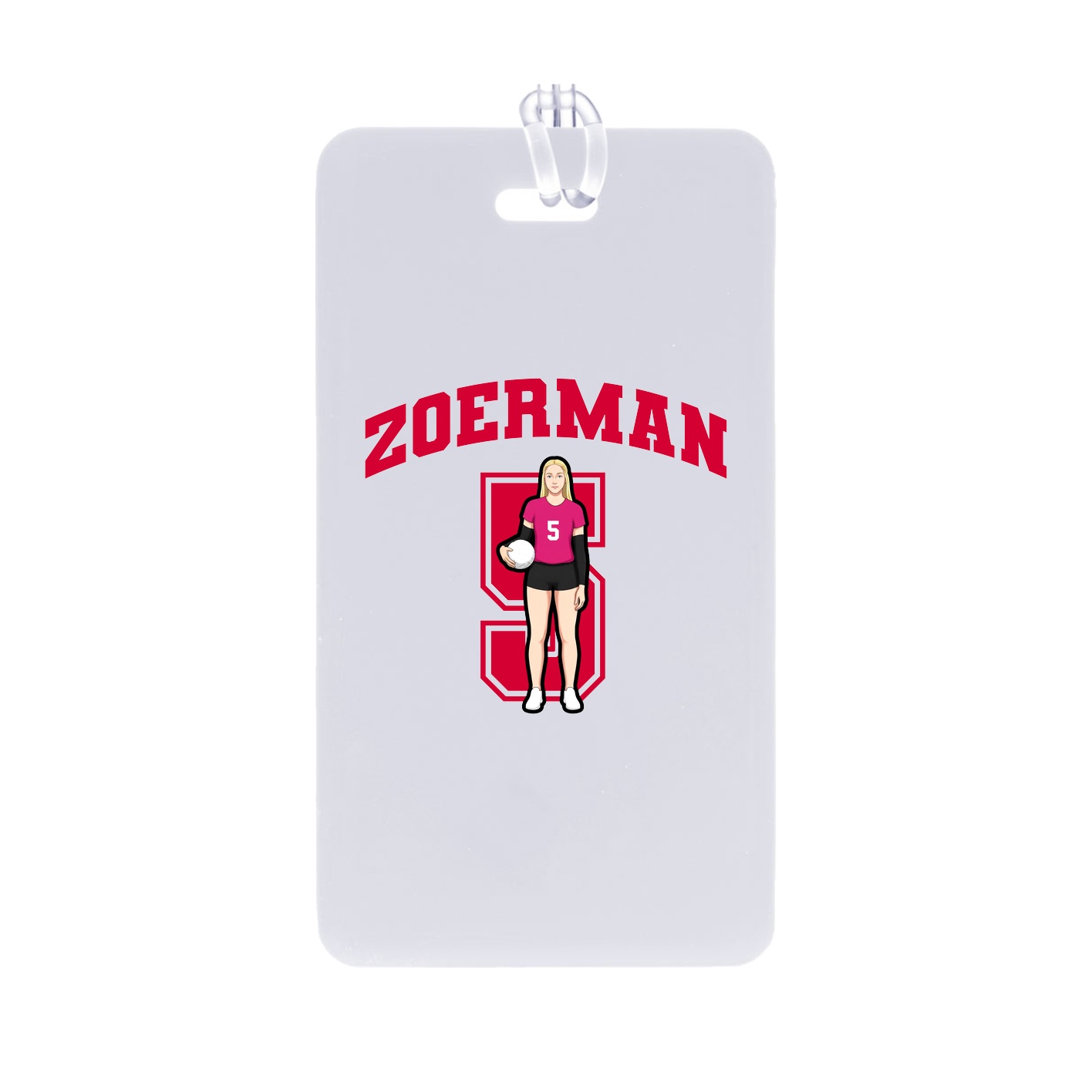 Bag Tag — Number in Classic