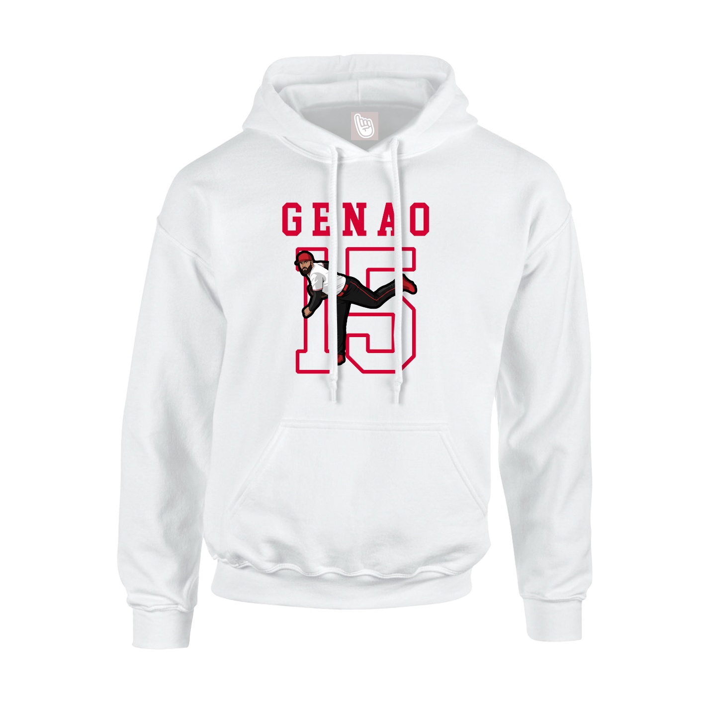 Hoodie — Shirsey in White