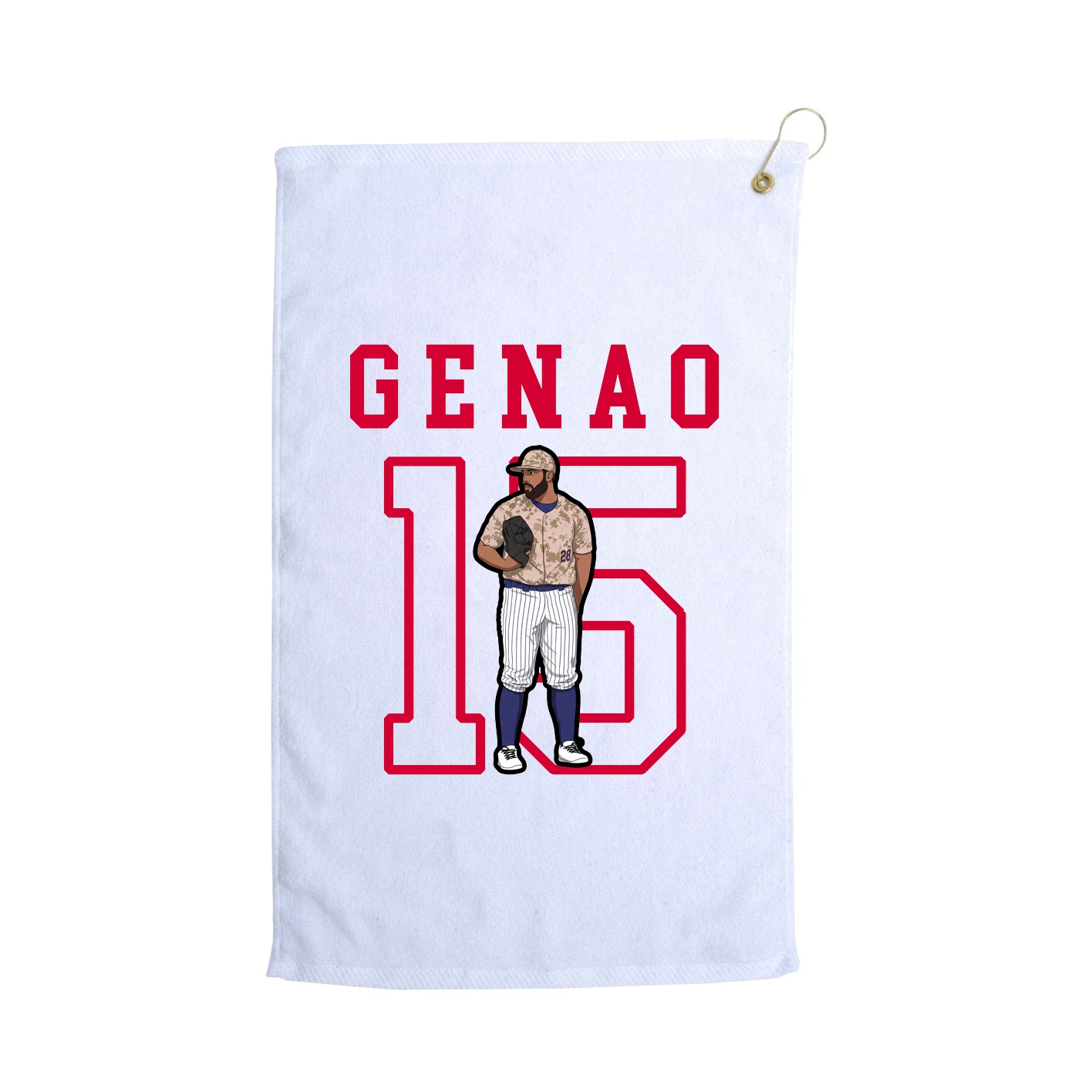 Golf Towel — Shirsey in White