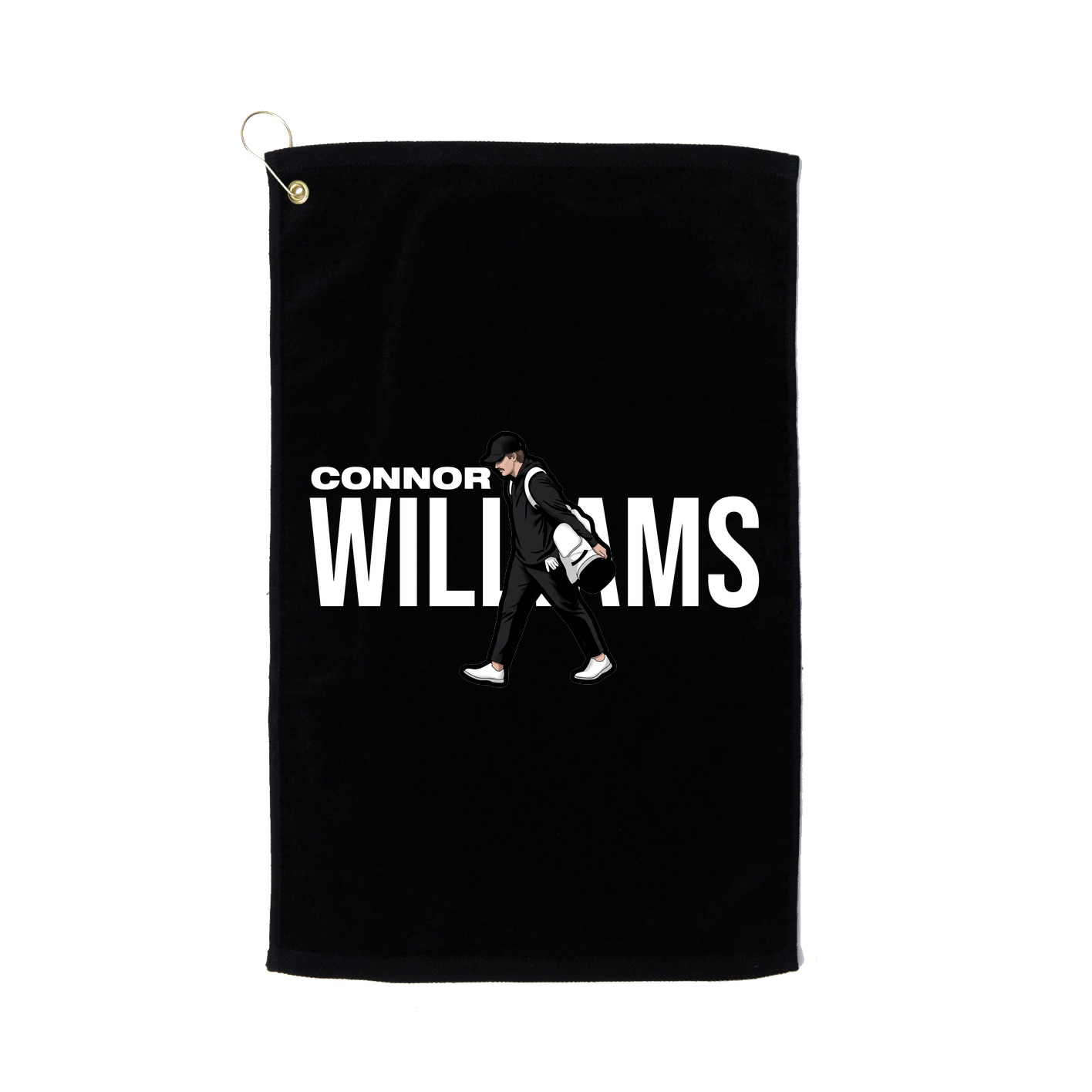 Golf Towel — Player Name in Black