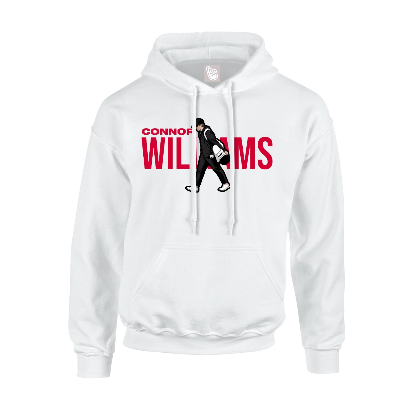 Hoodie — Player Name in White