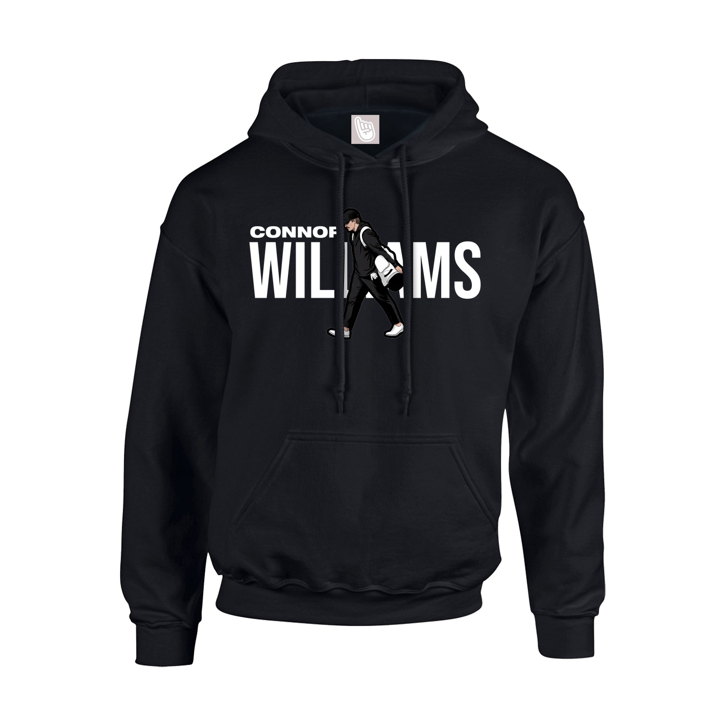 Youth Hoodie — Player Name in Black
