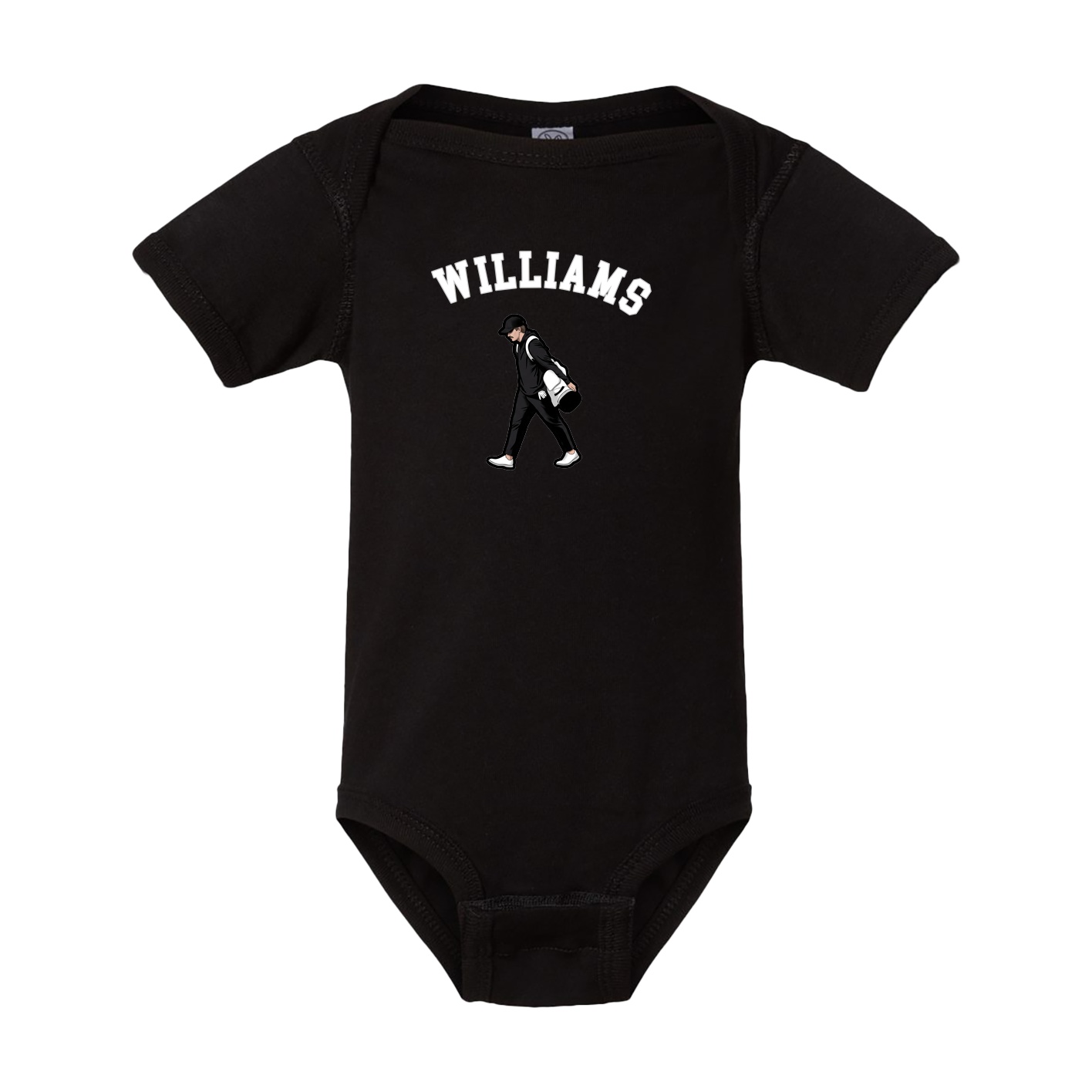 Baby Onesie — Shirsey Arch in Black