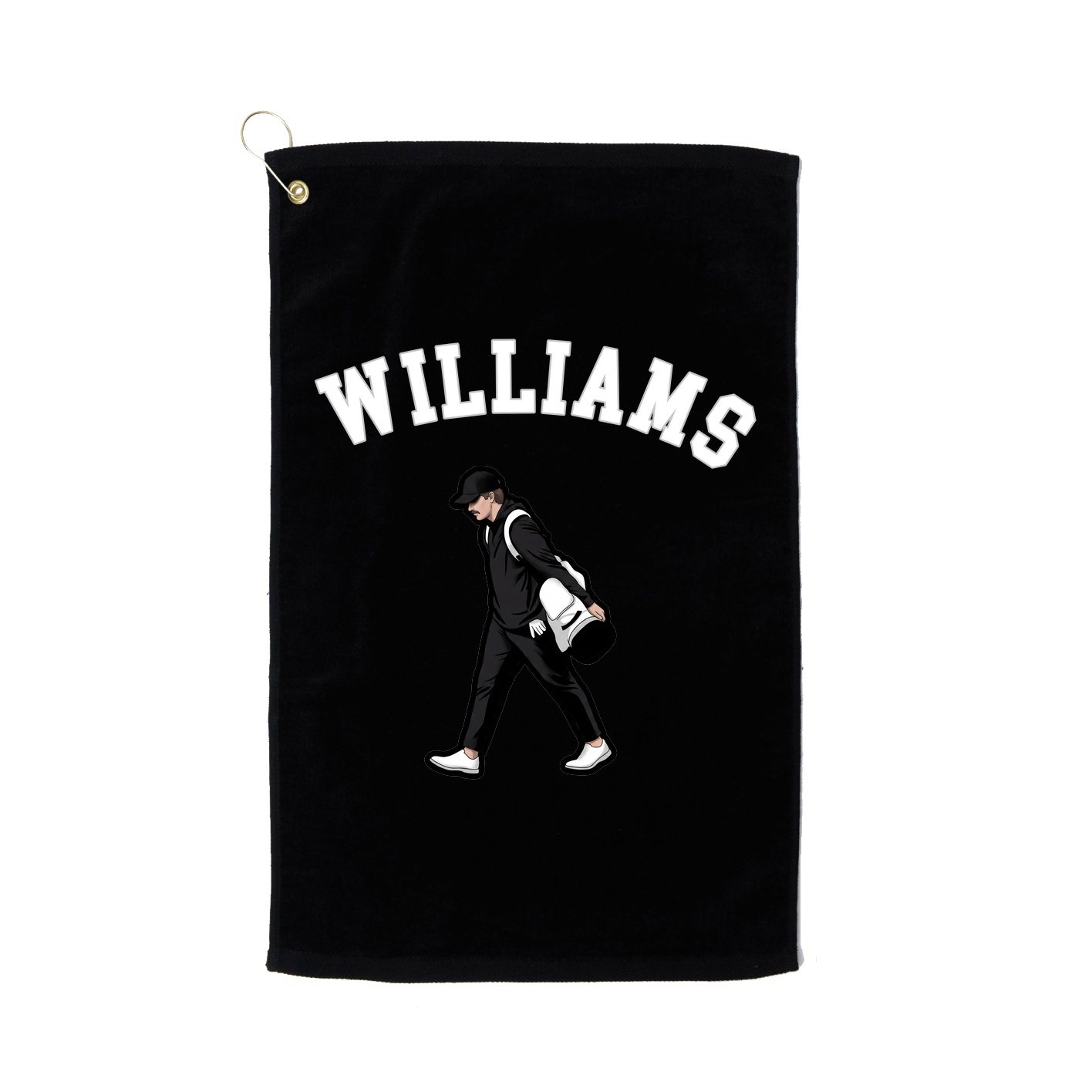 Golf Towel — Shirsey Arch in Black