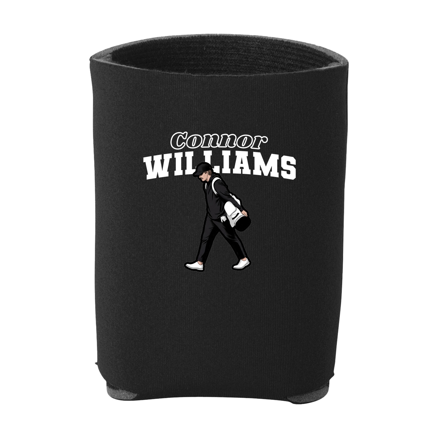 Can Holder — Name Arch in Black