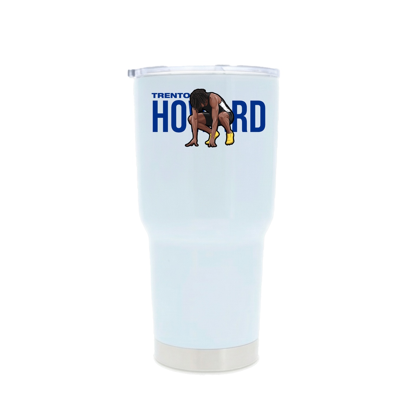 30oz Stainless Steel Tumbler — Player Name in White