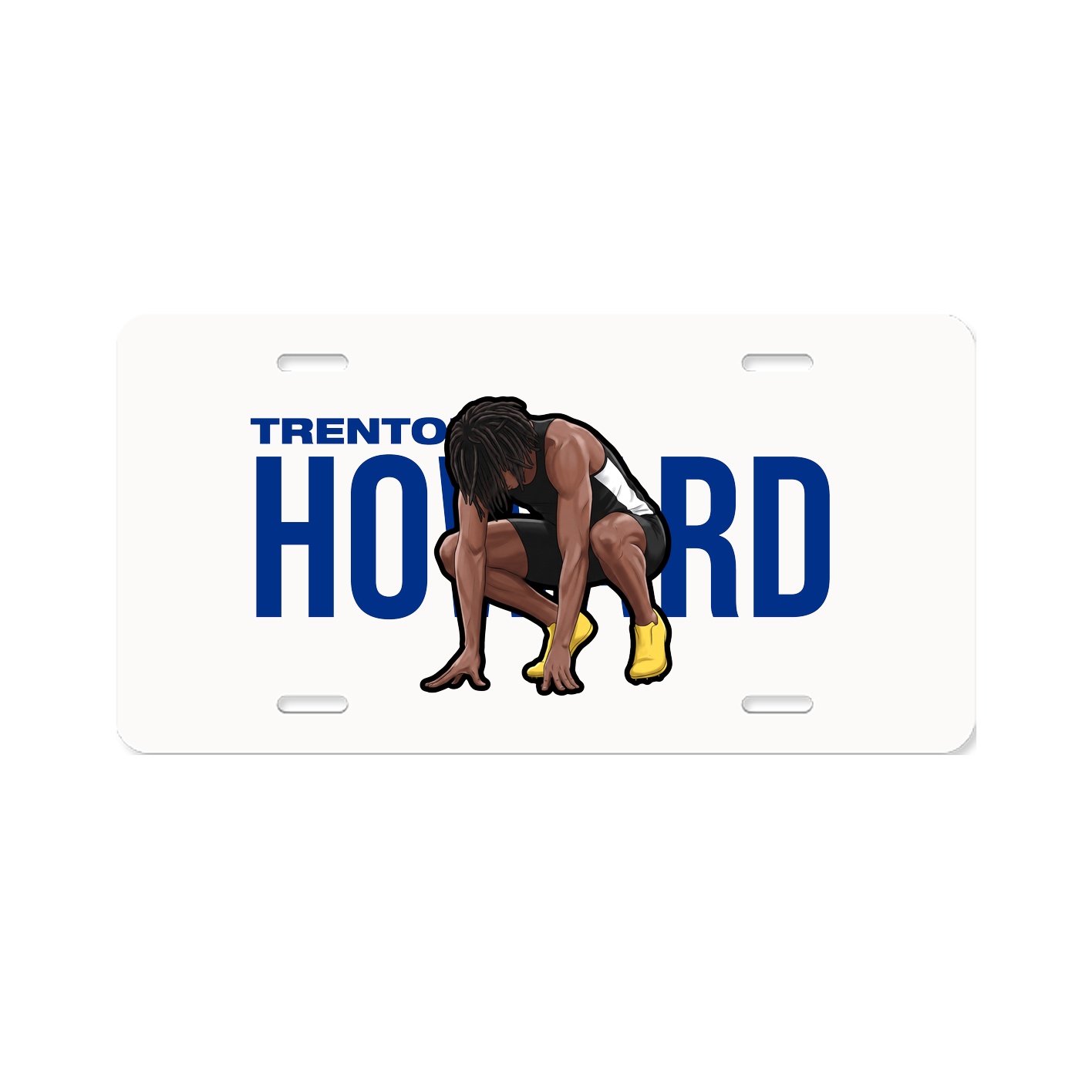 License Plate — Player Name in Classic