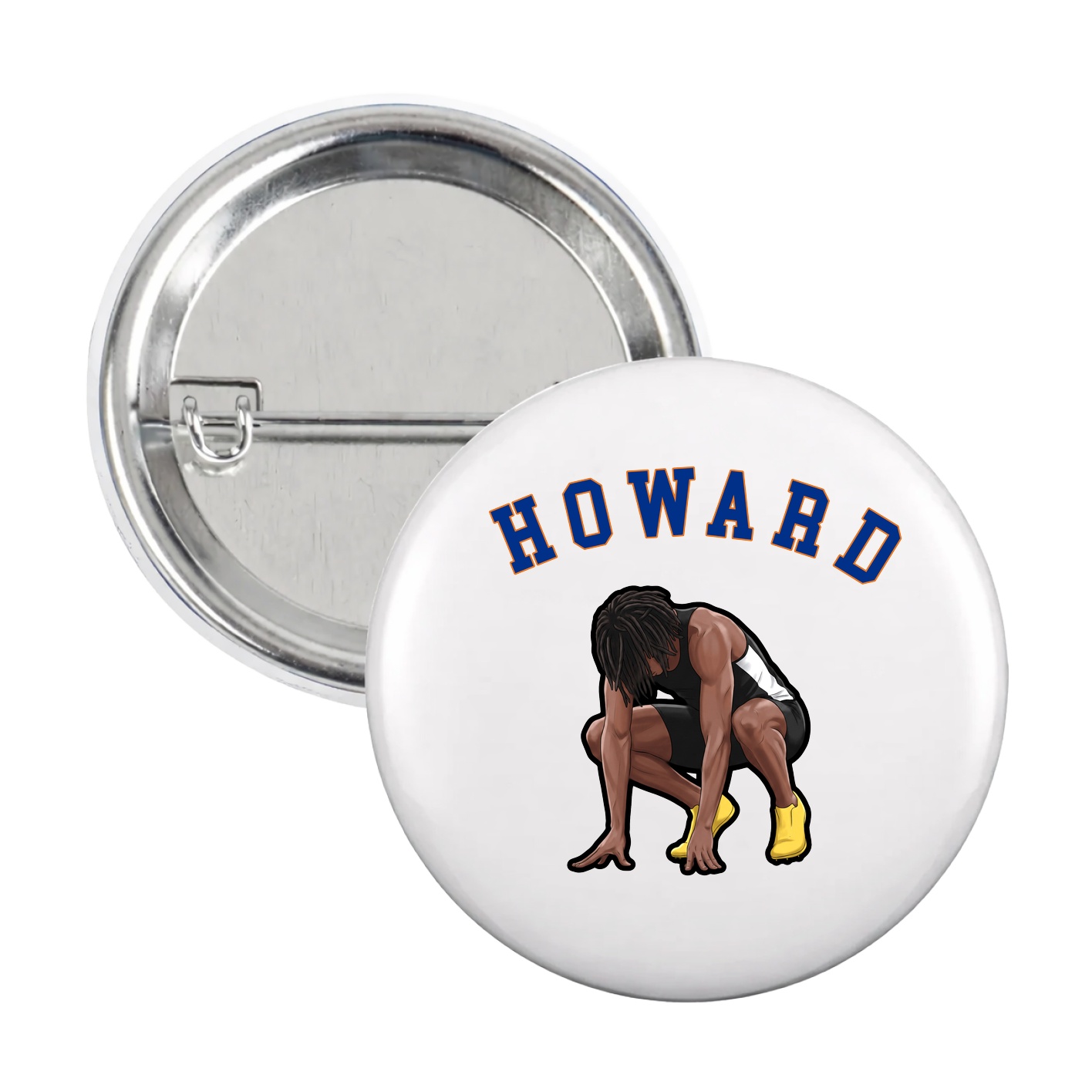 Game Day Button — Shirsey Arch in White