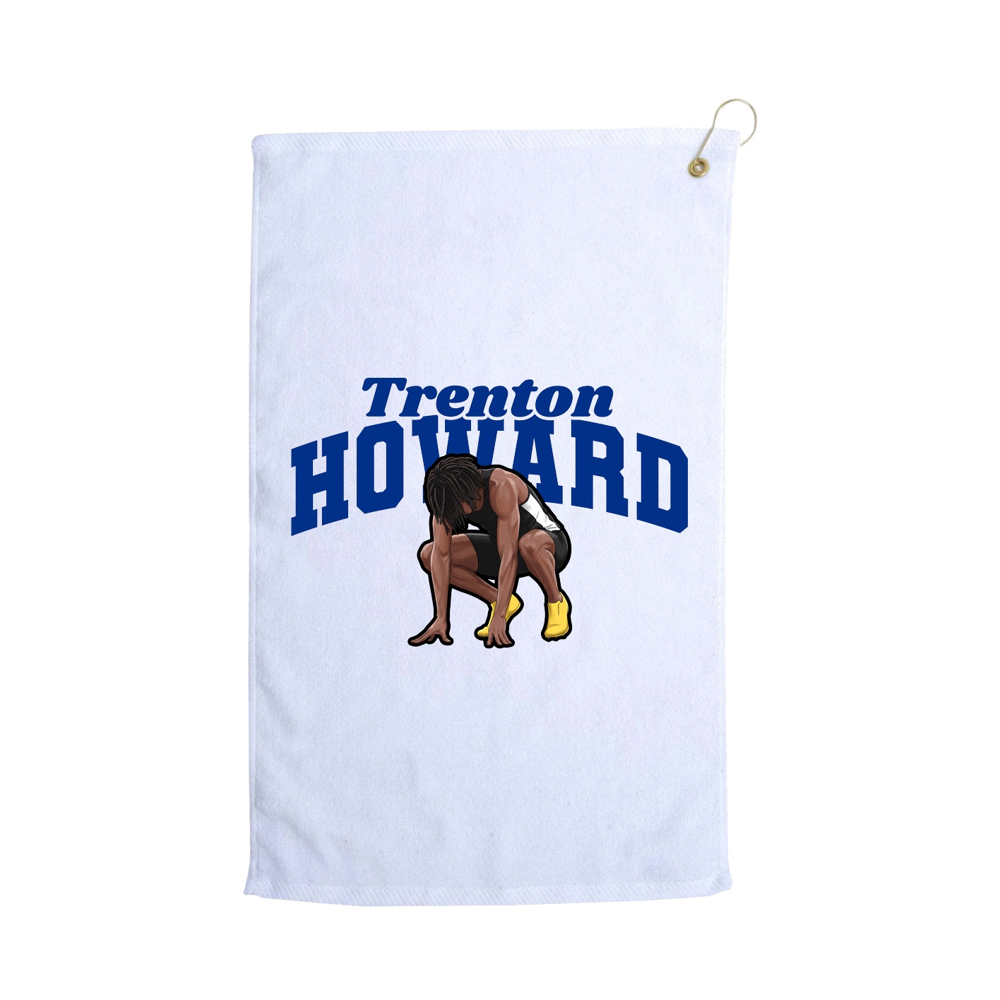 Golf Towel — Signature Arch in White
