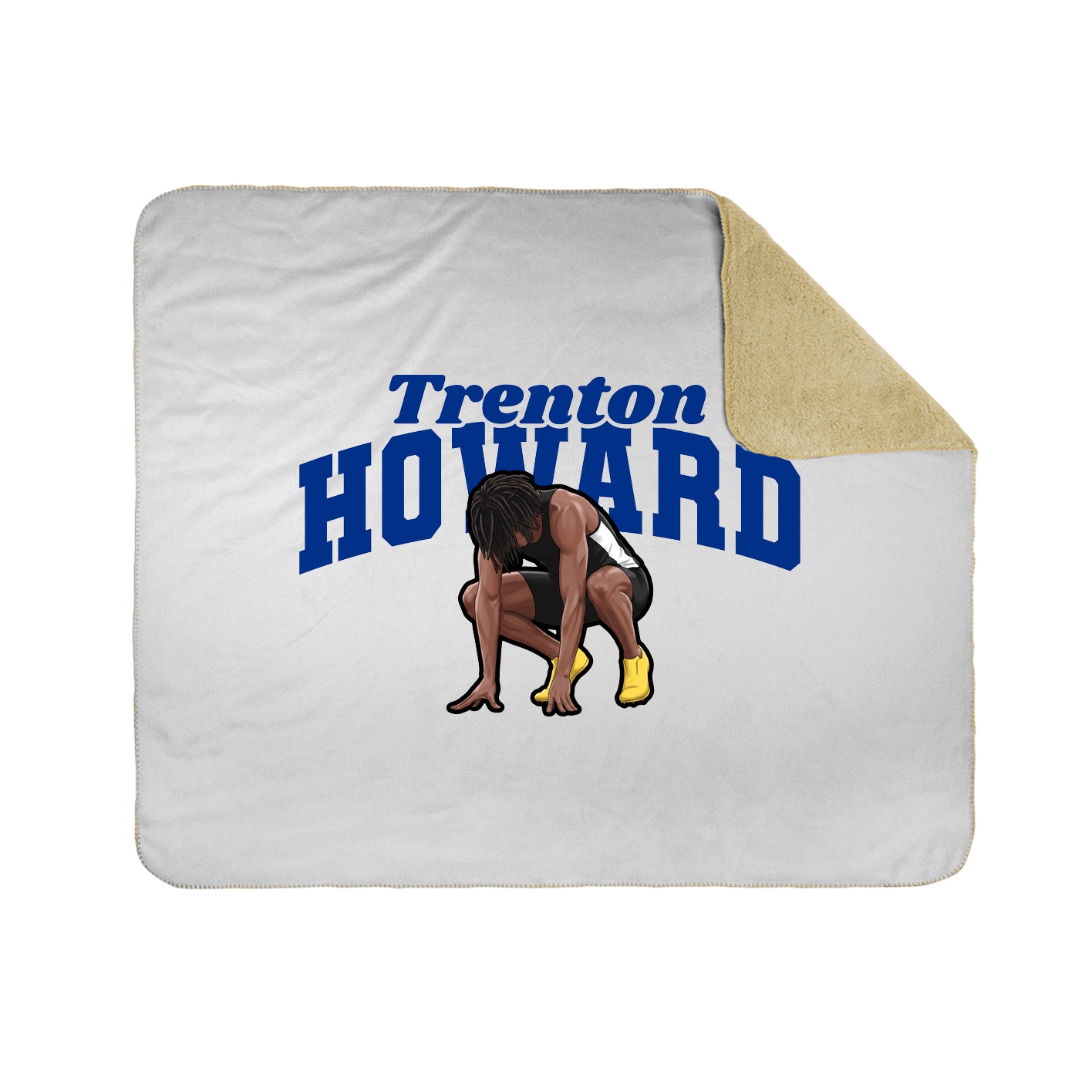 Throw Blanket — Signature Arch in White