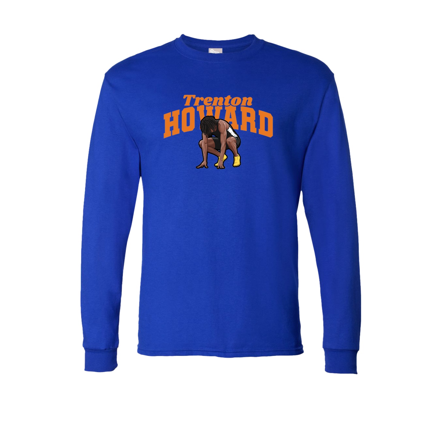 Long Sleeve Tee — Signature Arch in Royal