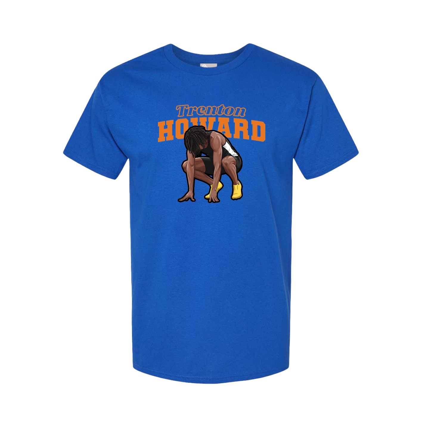 Youth Tee — Name Arch in Royal