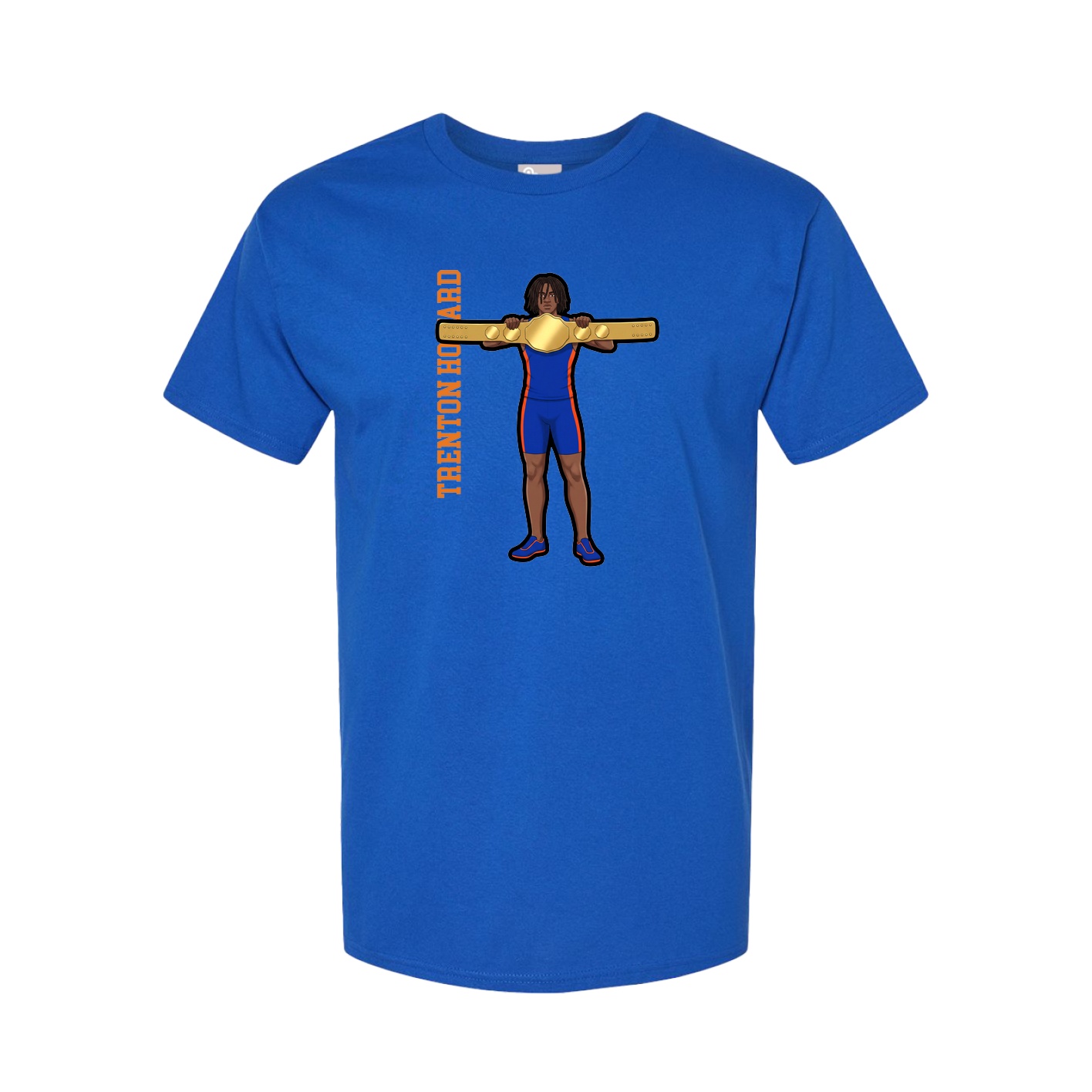 Tee — Name Vertical in Royal