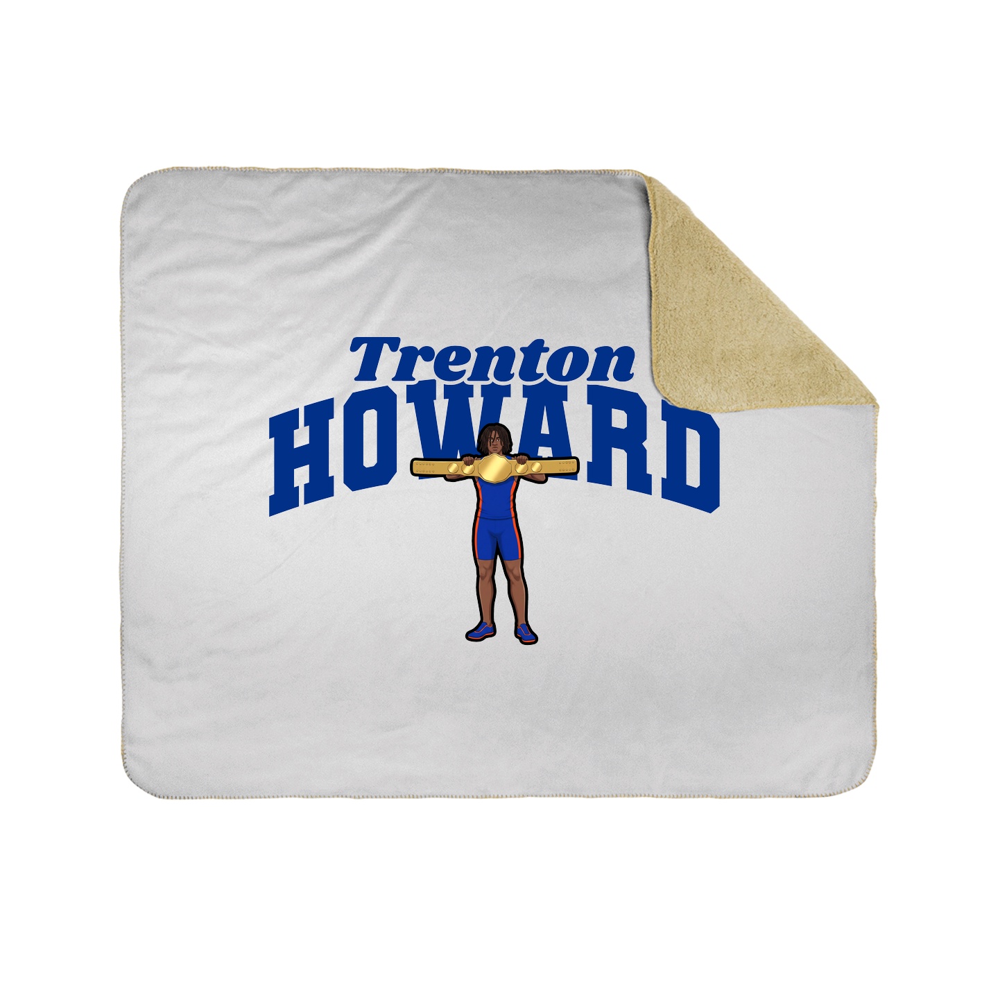 Throw Blanket — Signature Arch in White