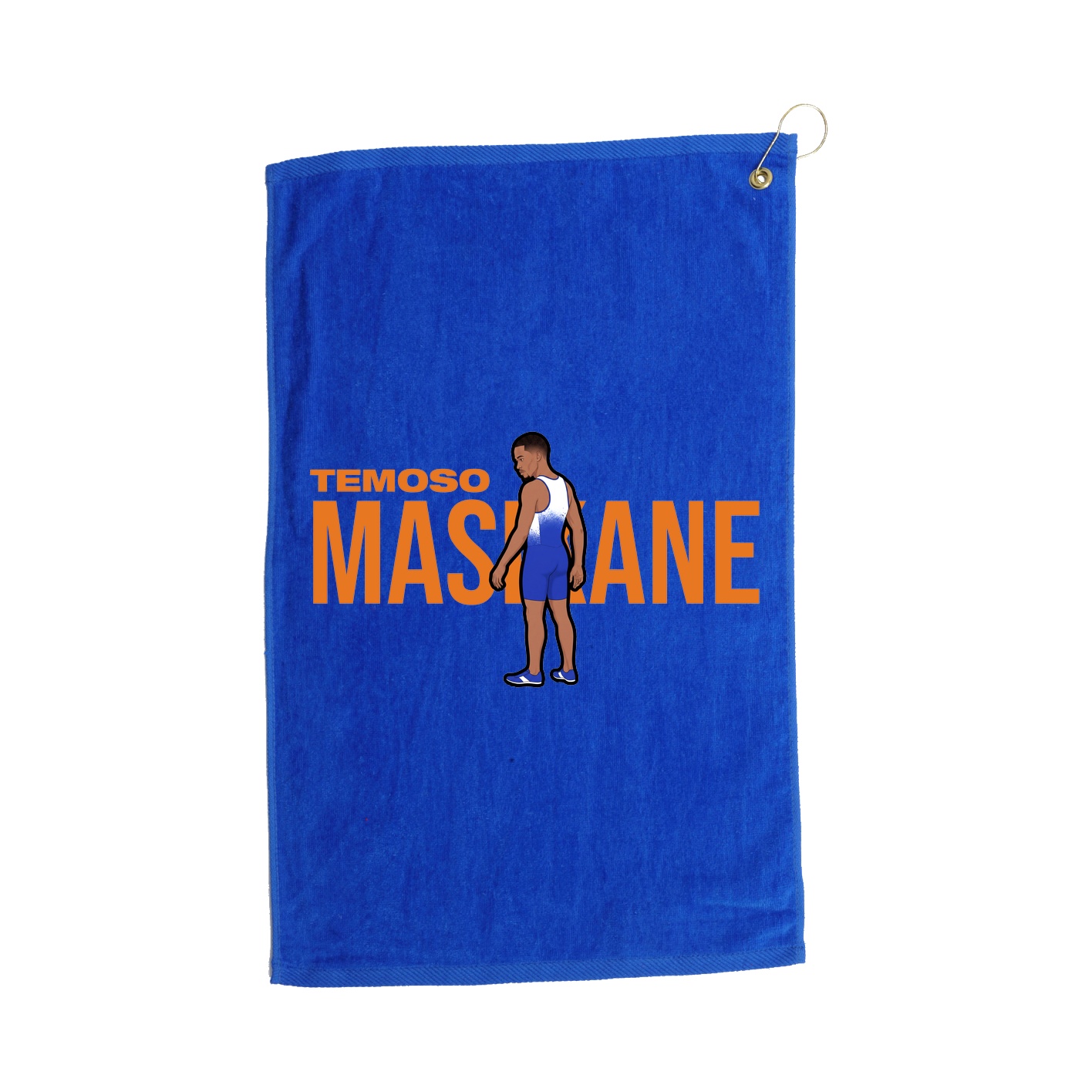 Golf Towel — Player Name in Royal