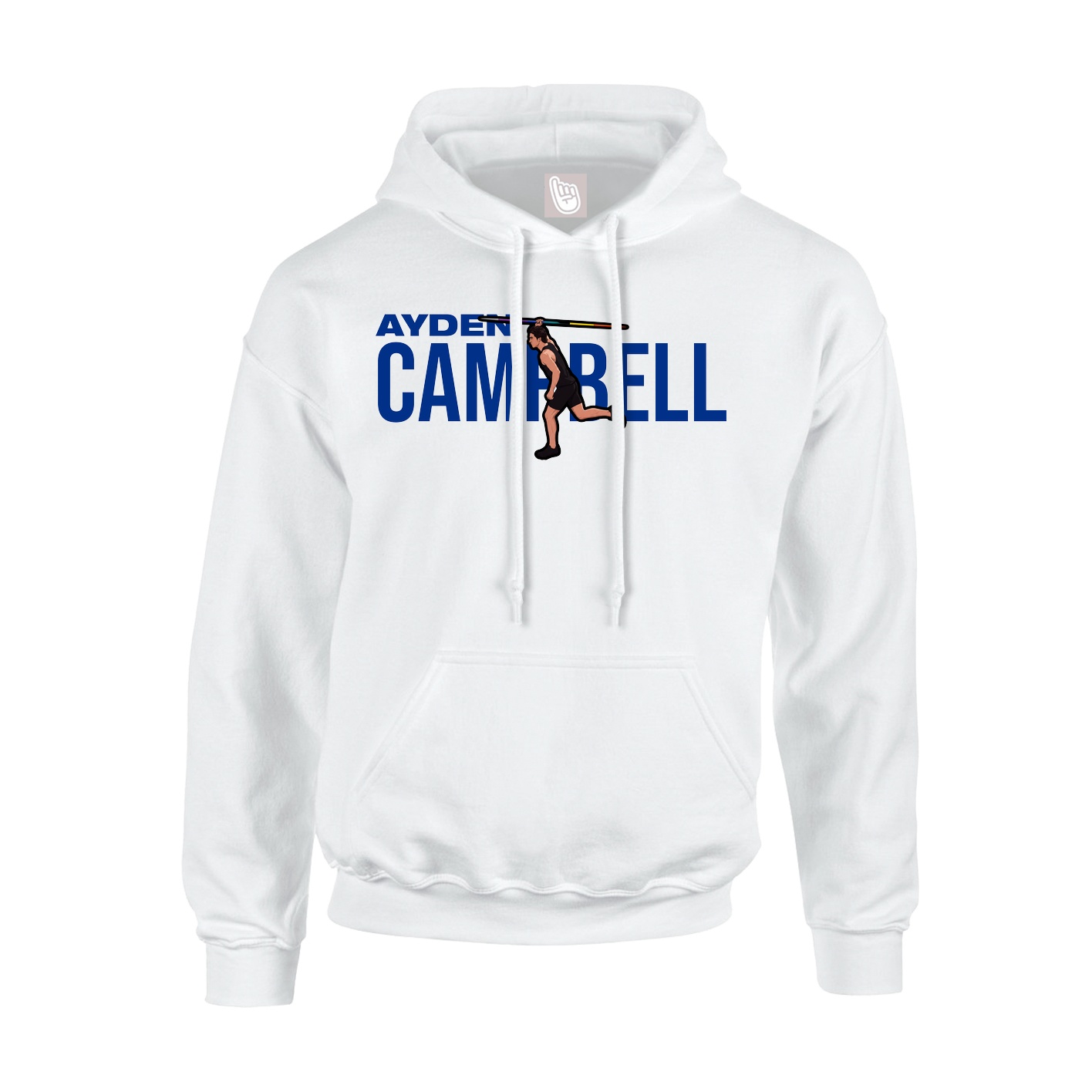 Hoodie — Player Name in White