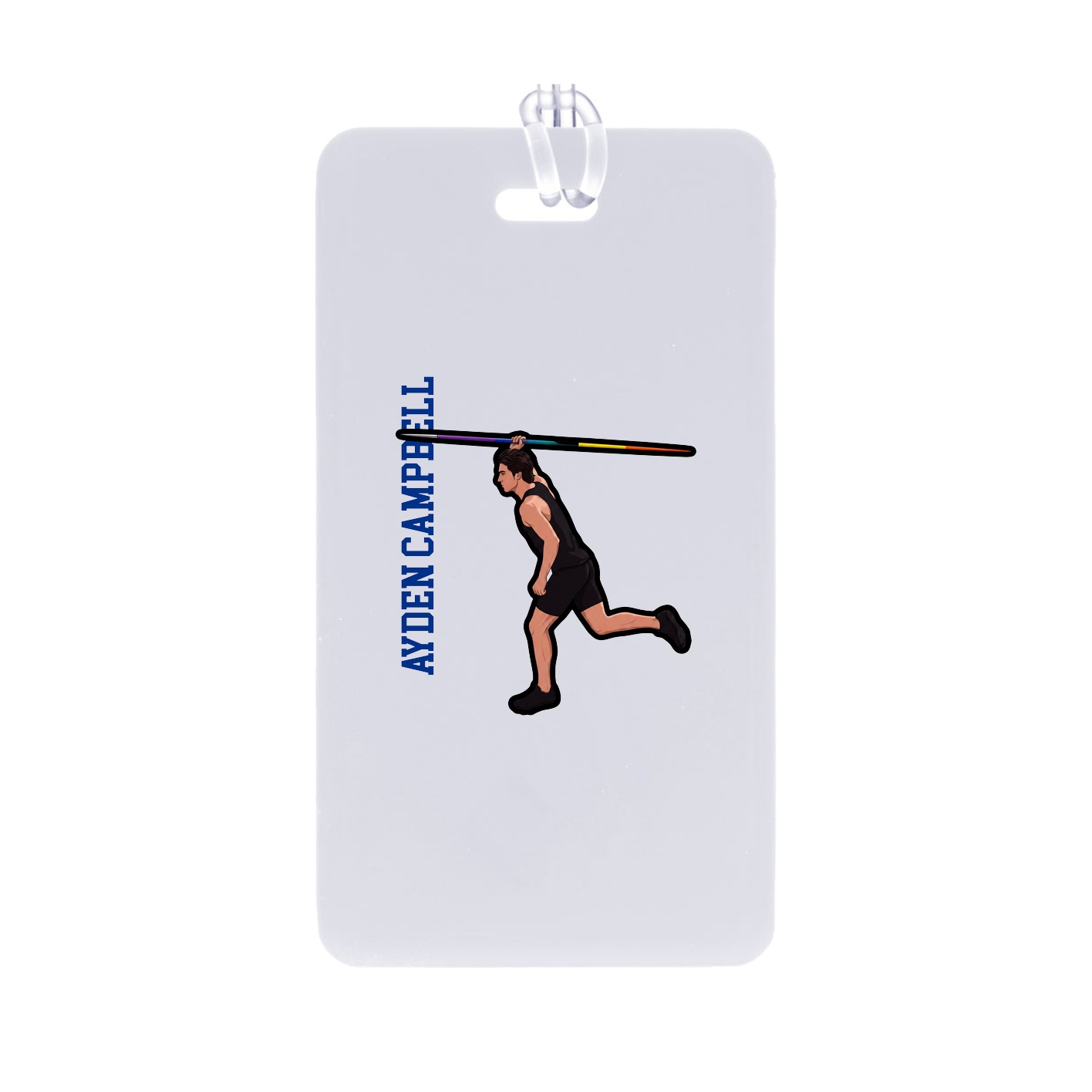 Bag Tag — Name Vertical in Classic