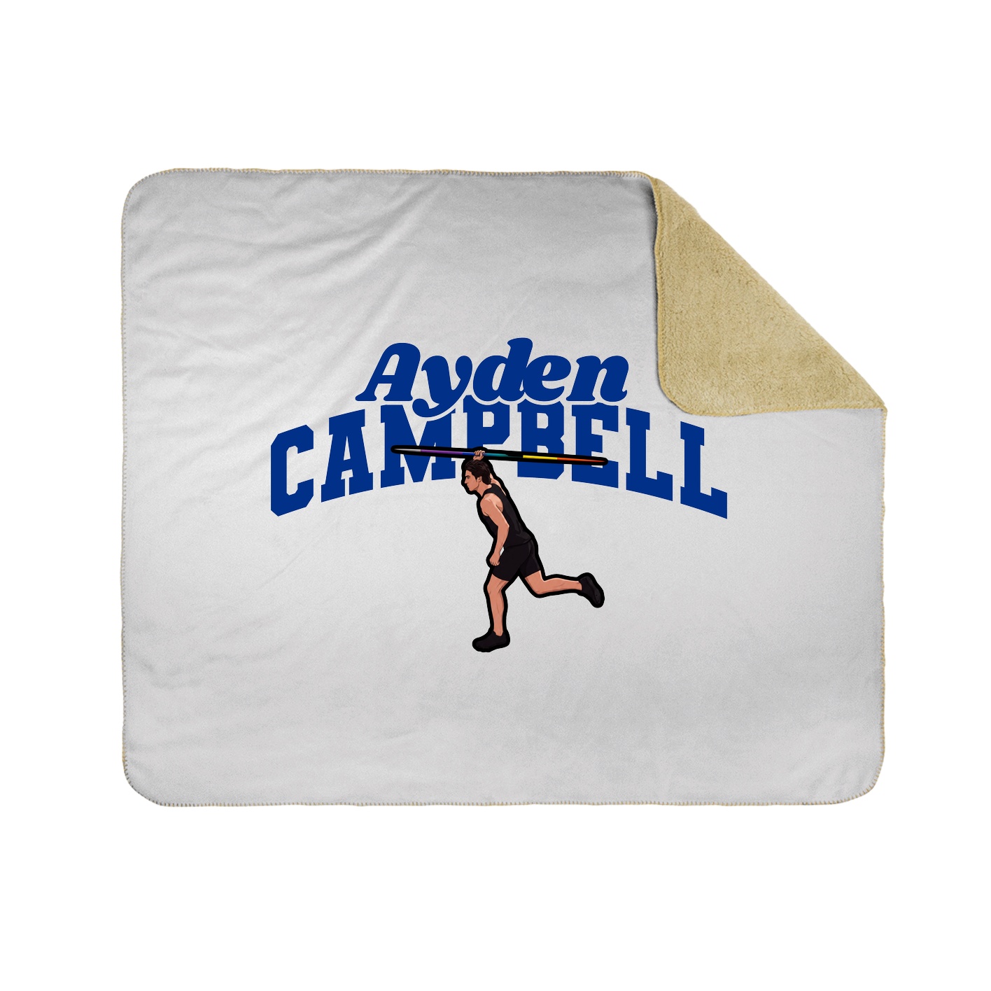 Throw Blanket — Signature Arch in White