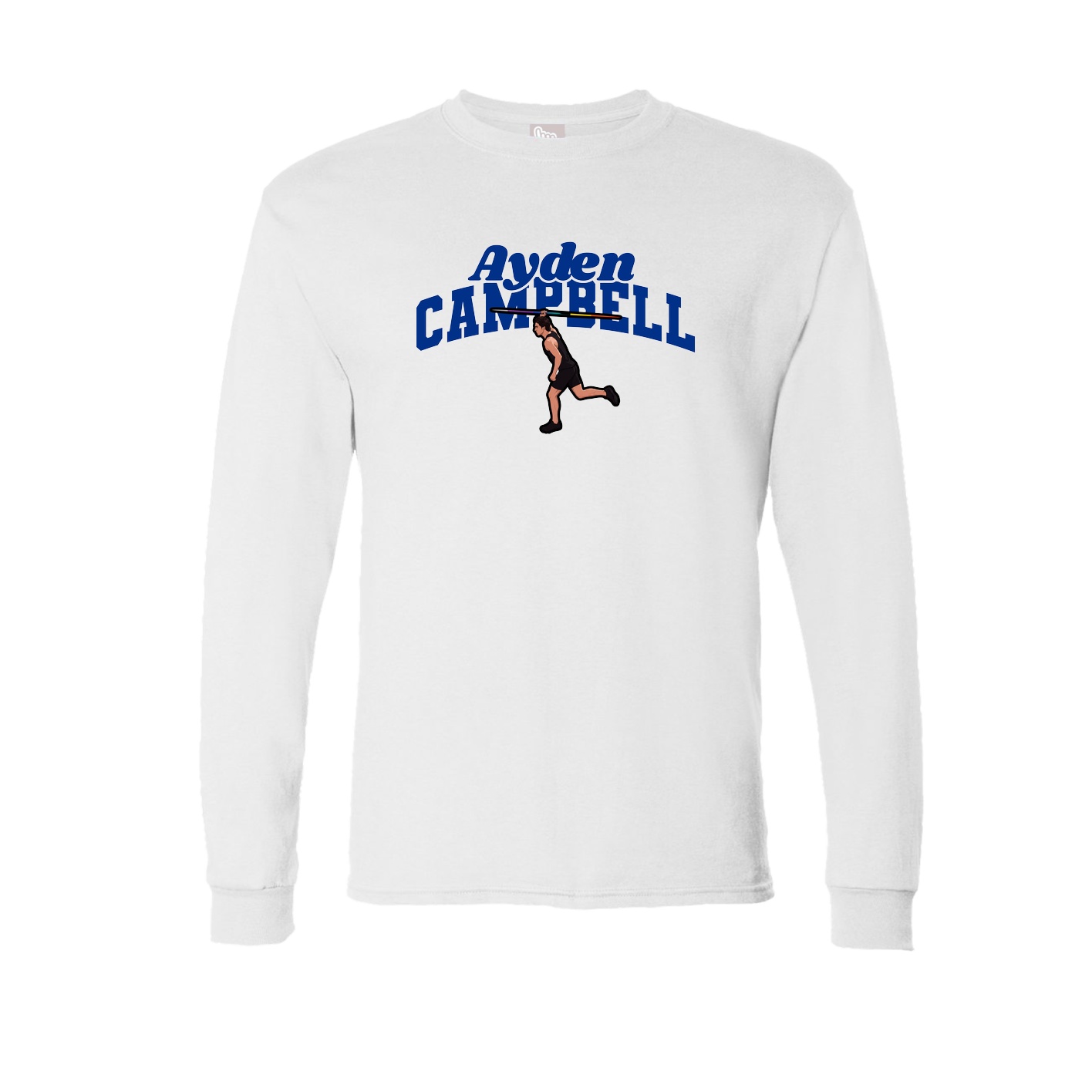 Long Sleeve Tee — Signature Arch in White