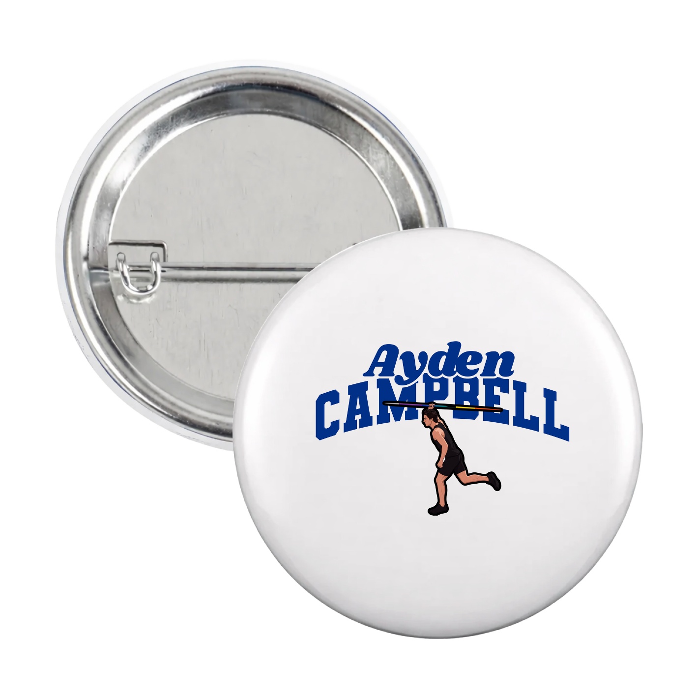 Game Day Button — Signature Arch in White