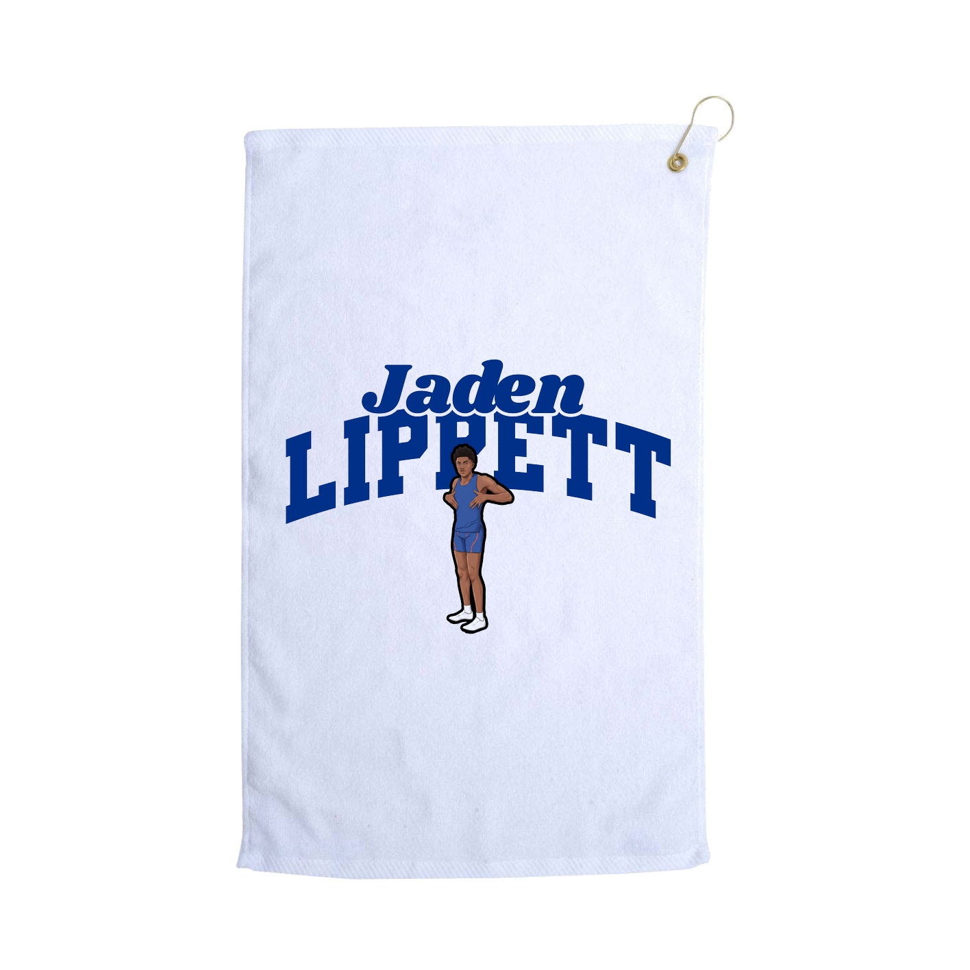 Golf Towel — Signature Arch in White