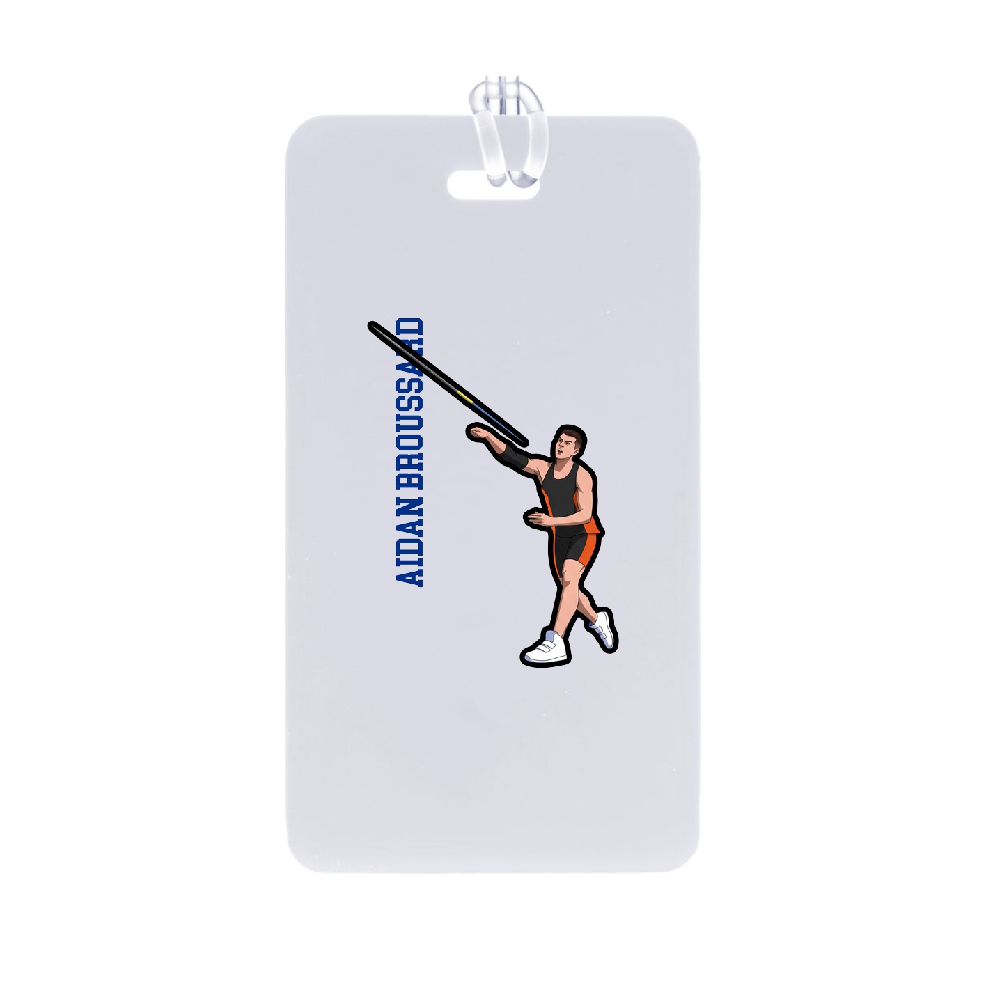 Bag Tag — Name Vertical in Classic