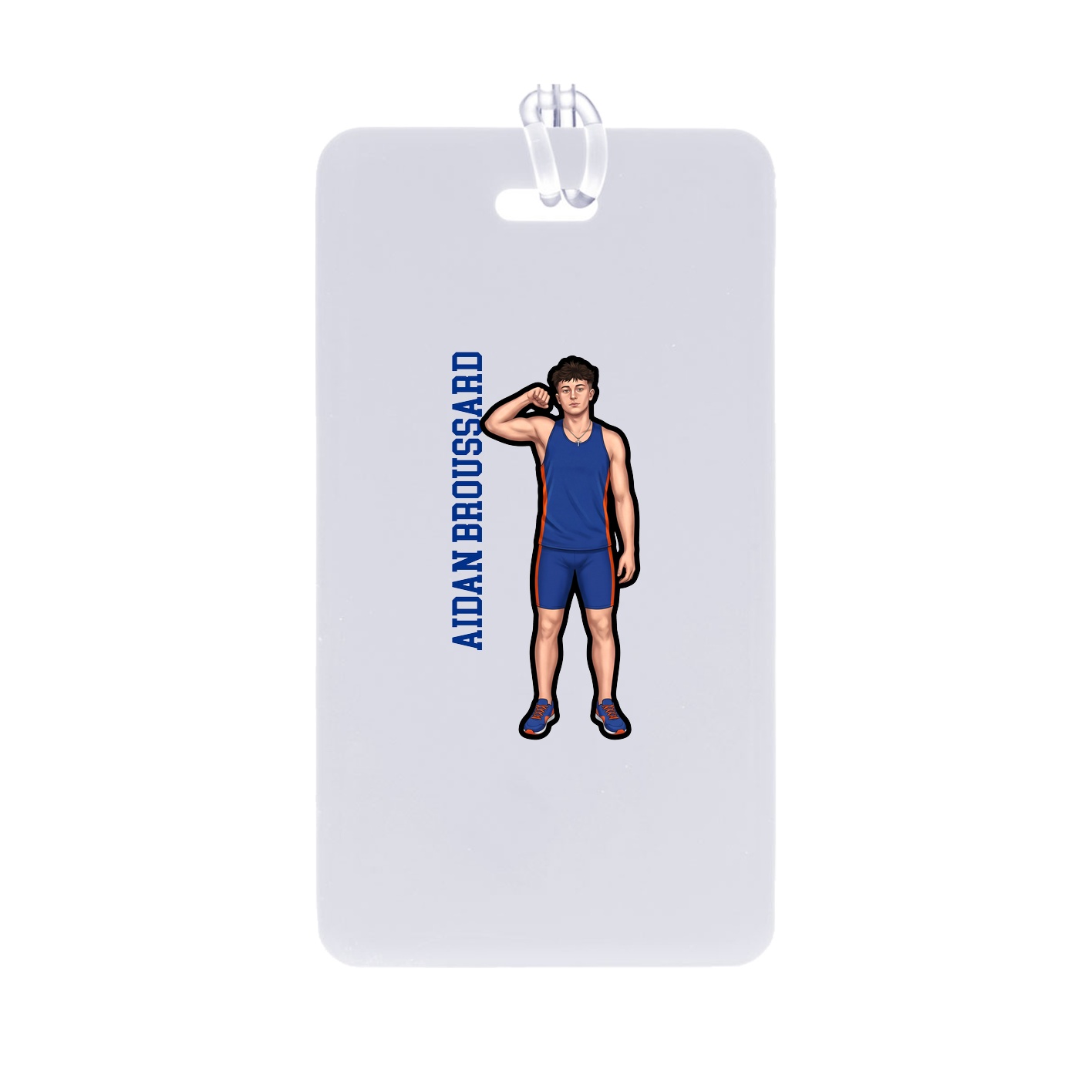 Bag Tag — Name Vertical in Classic