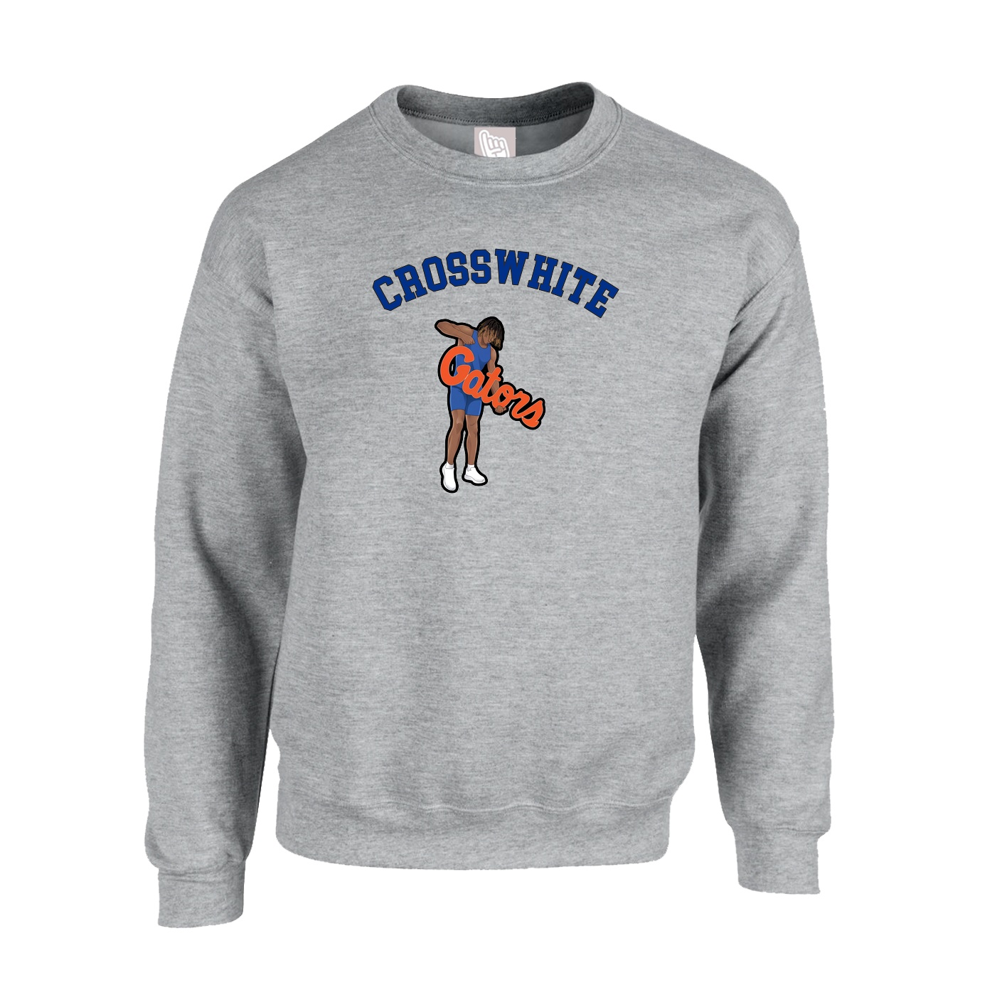 Fleece Crew — Shirsey Arch in Grey