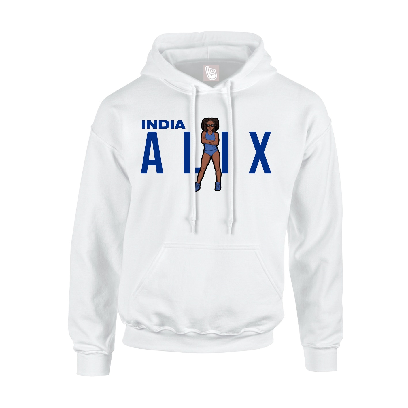 Hoodie — Player Name in White