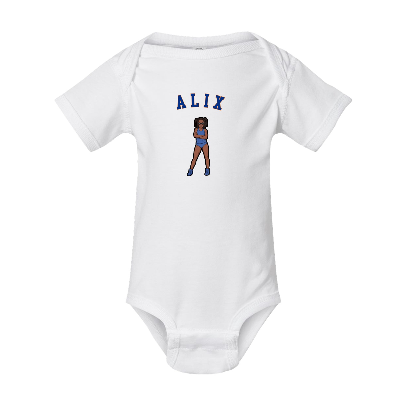 Baby Onesie — Shirsey Arch in White