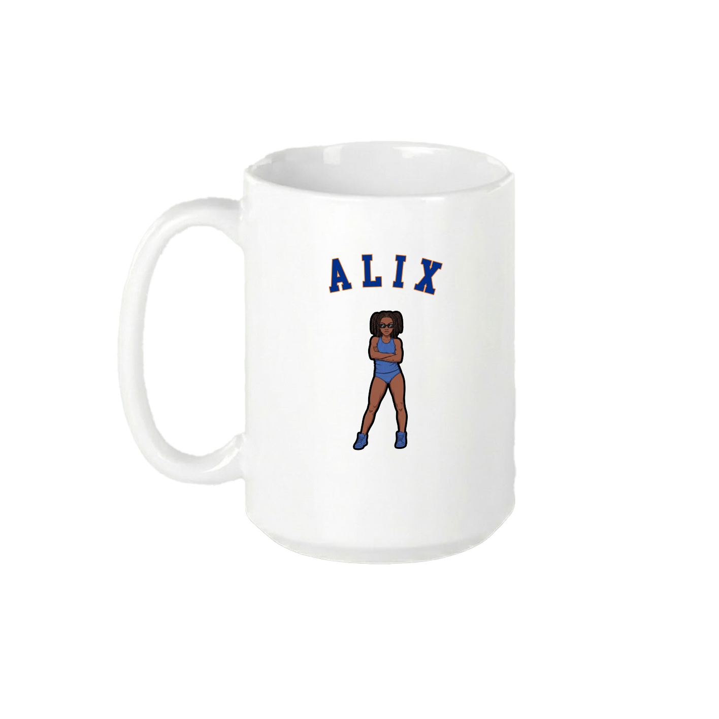 15oz Coffee Mug — Shirsey Arch in White