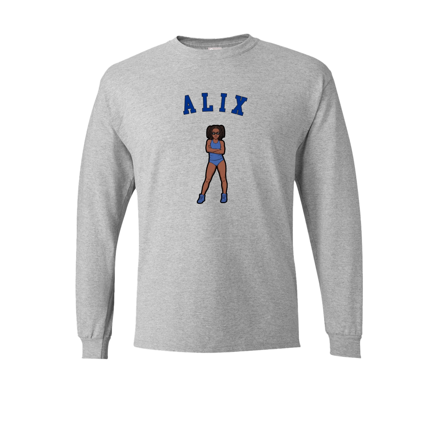 Long Sleeve Tee — Shirsey Arch in Grey