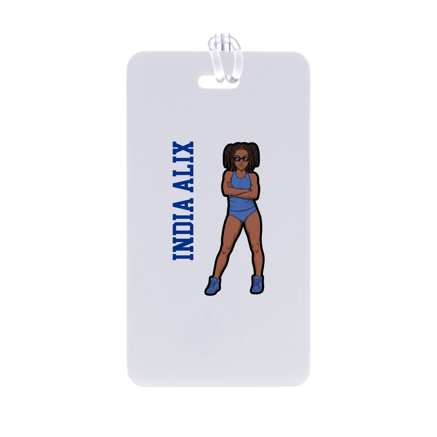 Bag Tag — Name Vertical in Classic