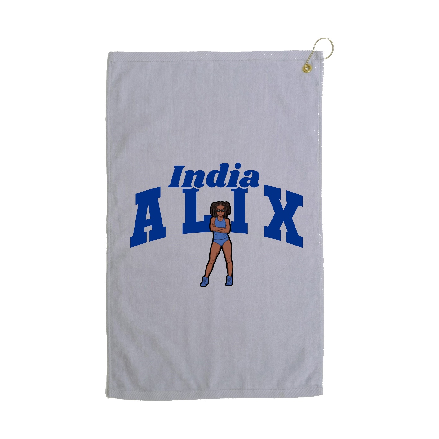 Golf Towel — Signature Arch in Grey