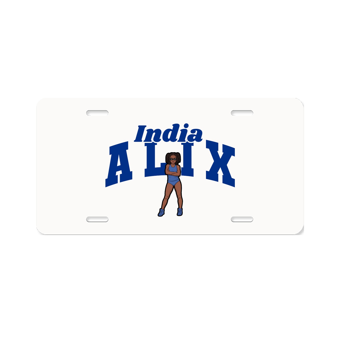 License Plate — Signature Arch in Classic