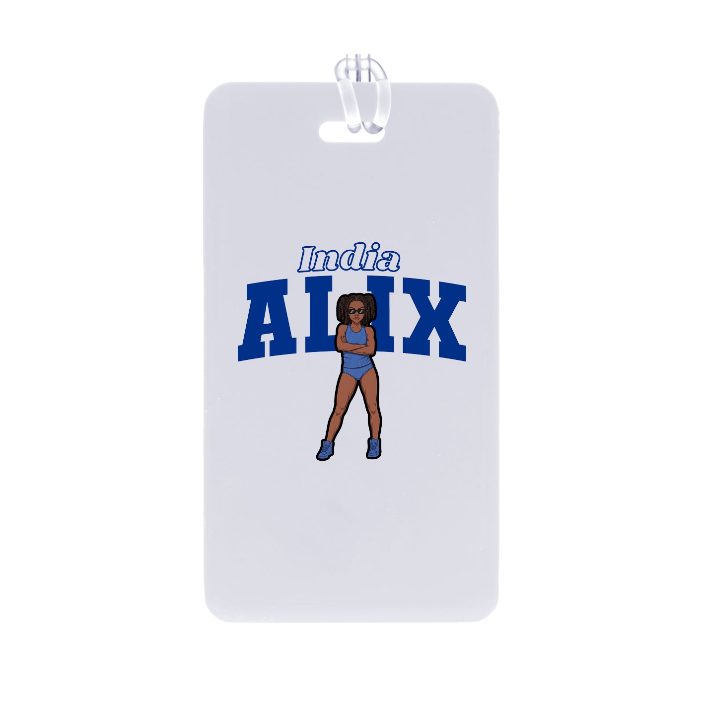 Bag Tag — Name Arch in Classic