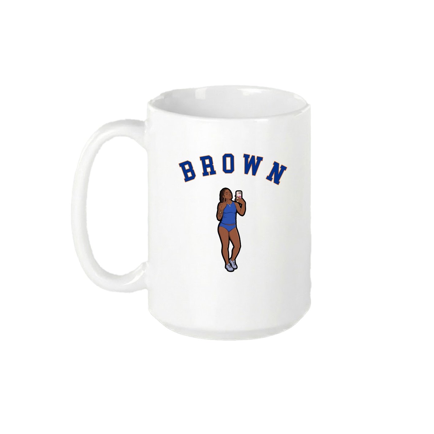 15oz Coffee Mug — Shirsey Arch in White