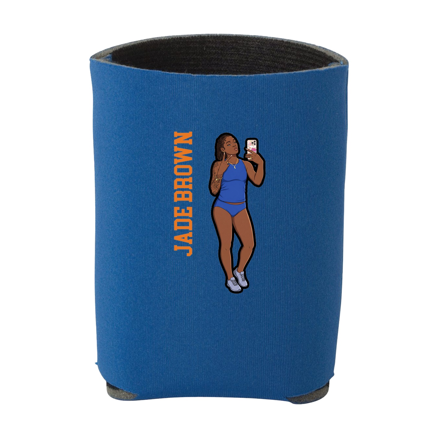 Can Holder — Name Vertical in Royal