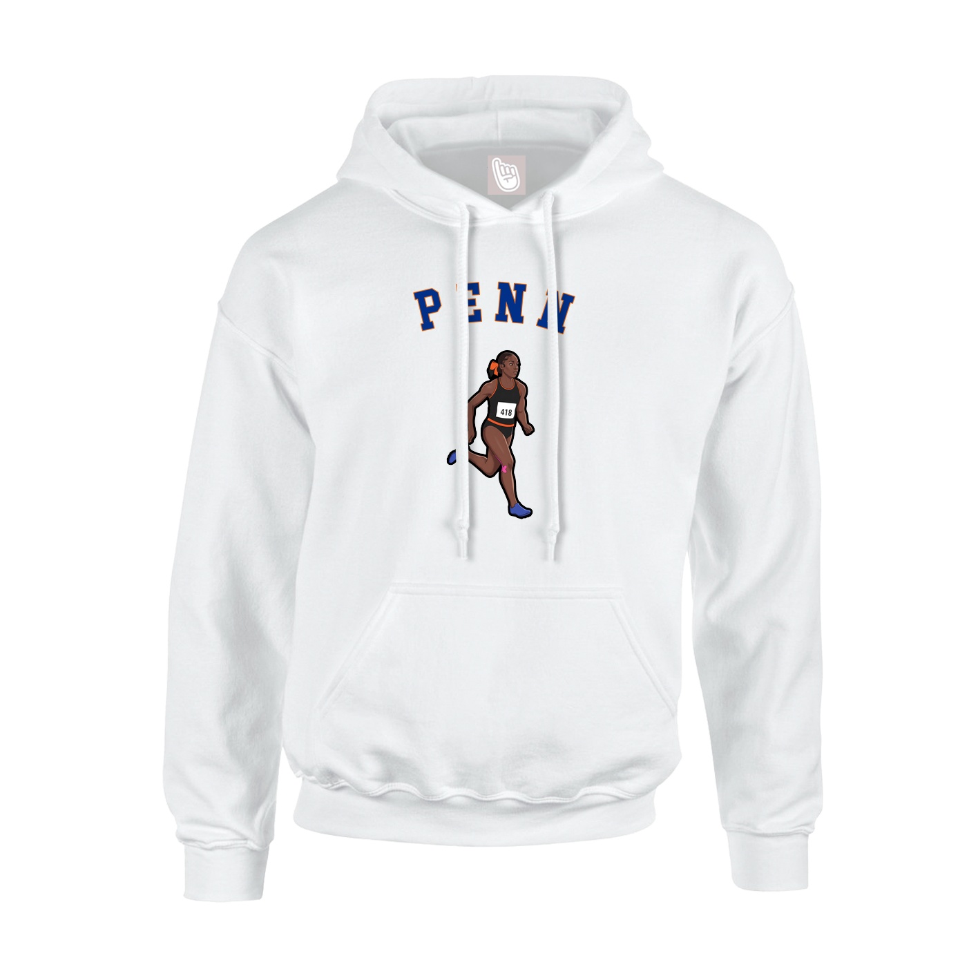 Hoodie — Shirsey Arch in White