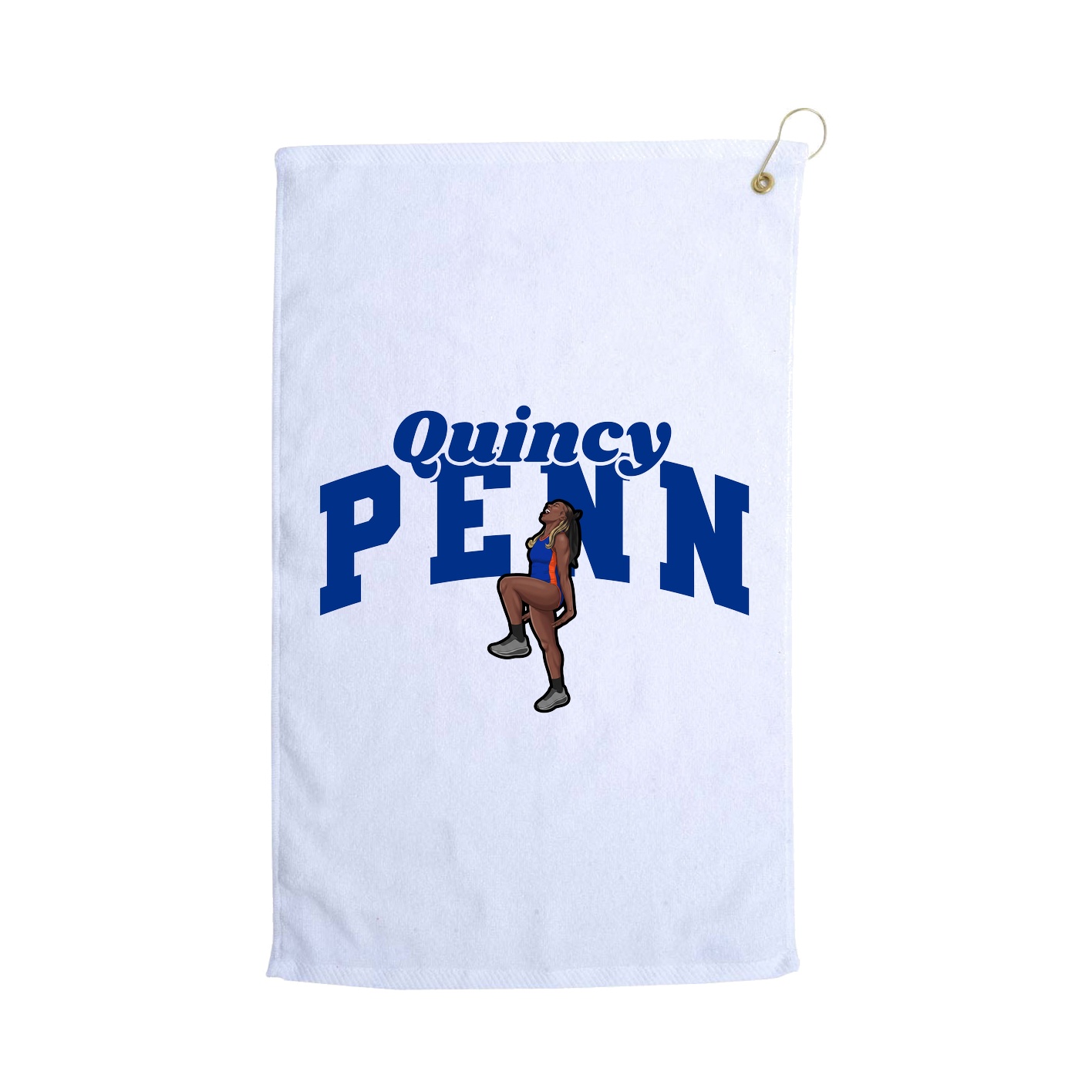 Golf Towel — Signature Arch in White
