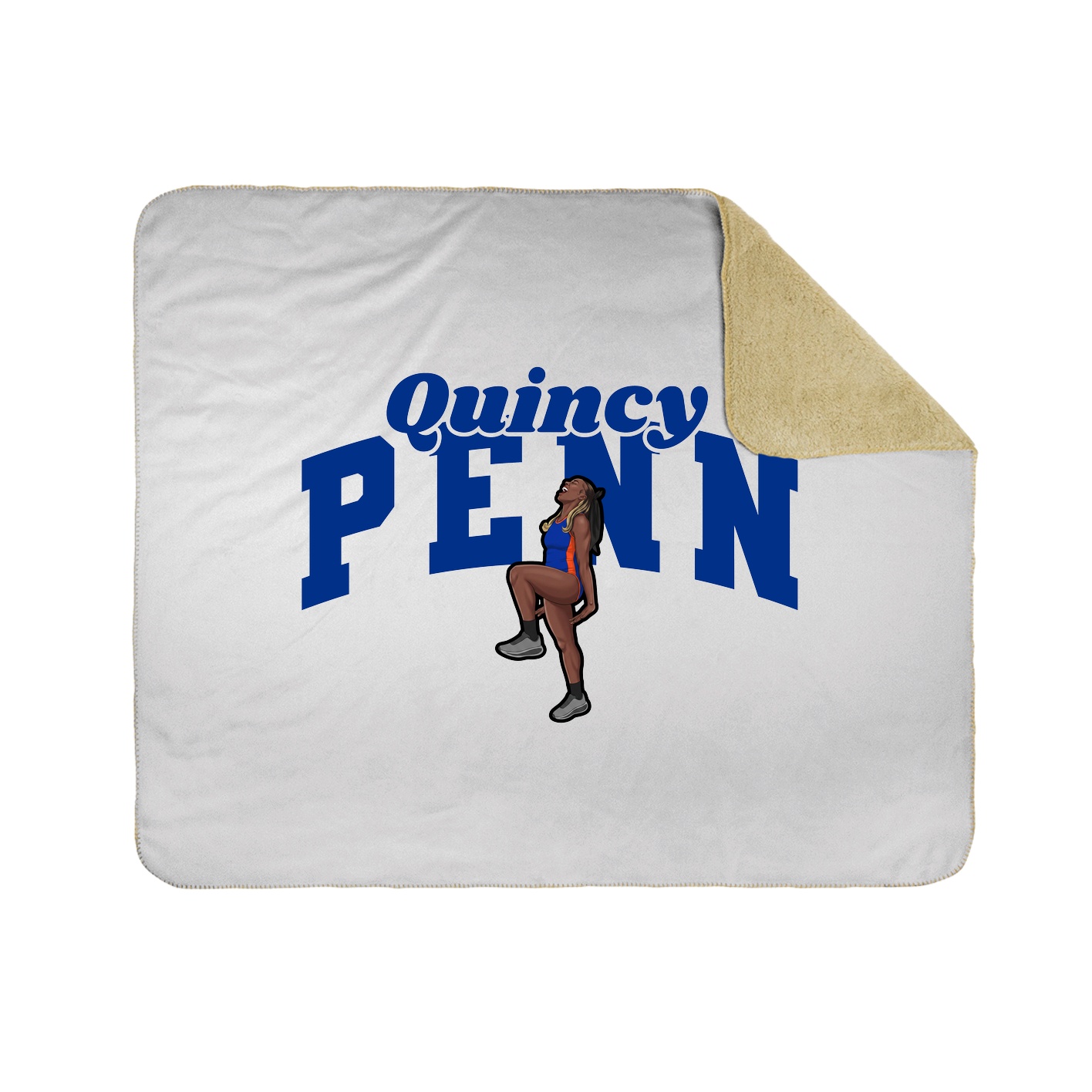 Throw Blanket — Signature Arch in White