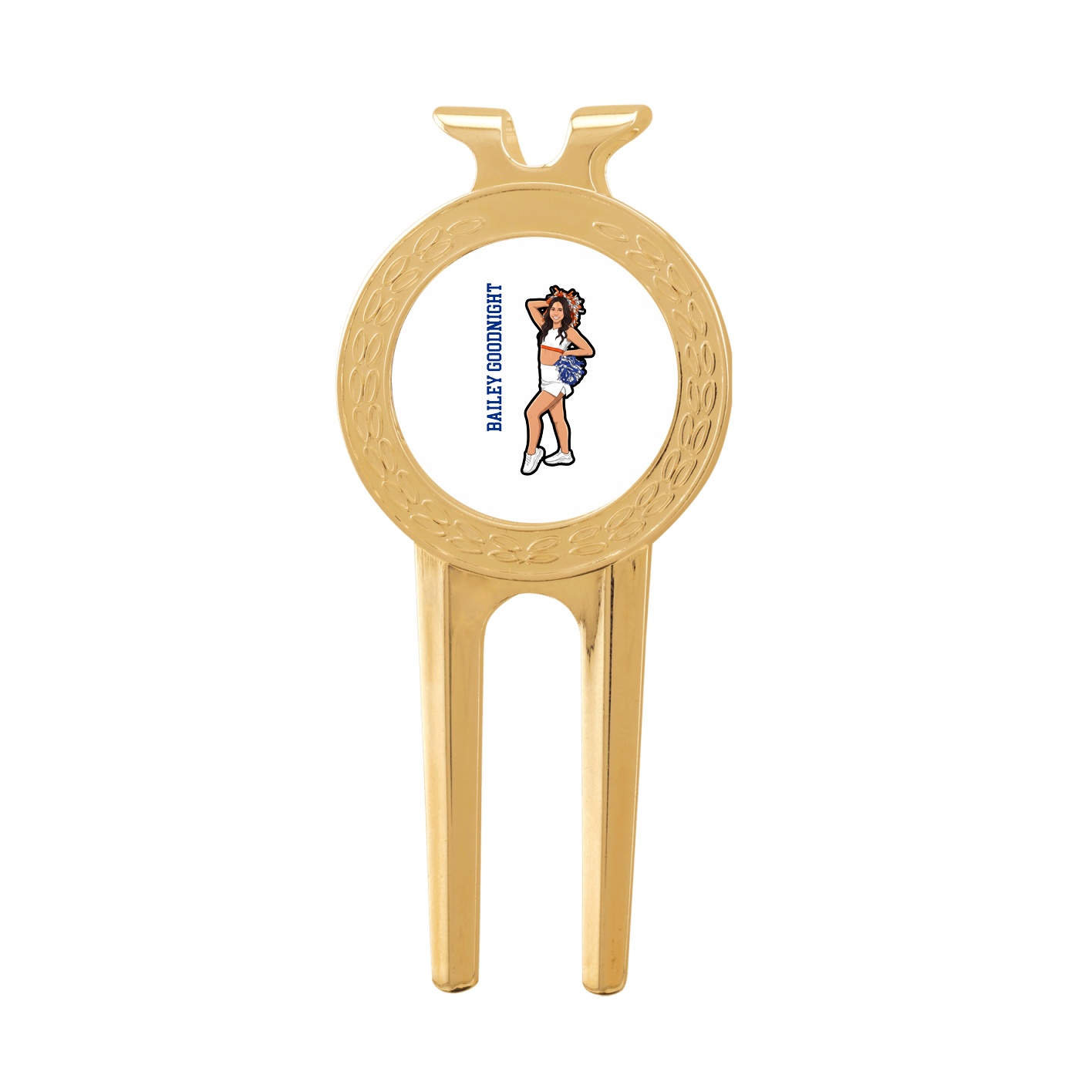 Divot Tool with Ball Marker — Name Vertical in Classic