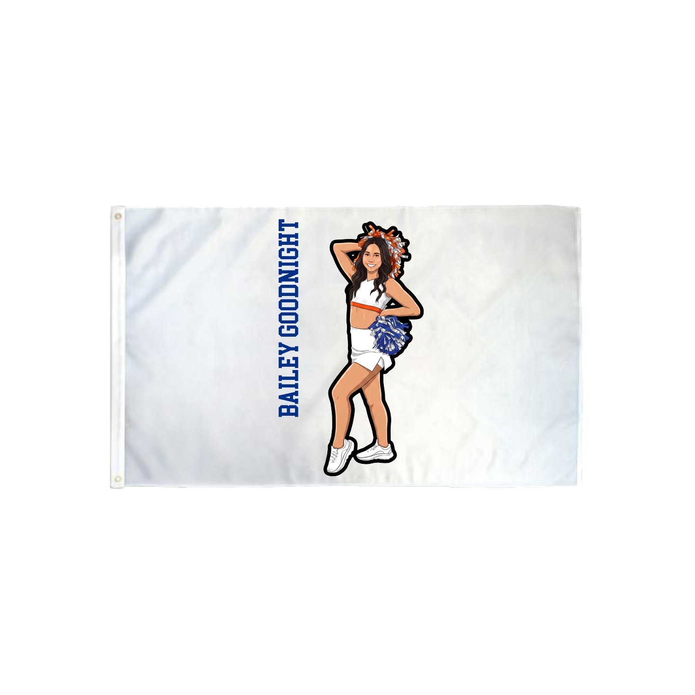 3x5 Flag — Name Vertical in Classic