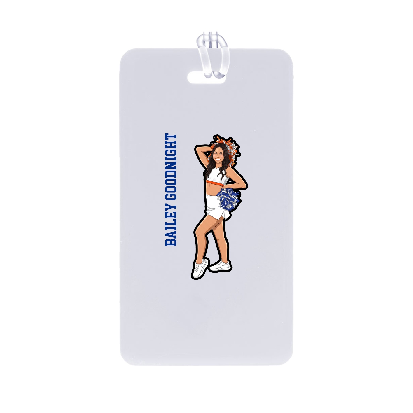 Bag Tag — Name Vertical in Classic