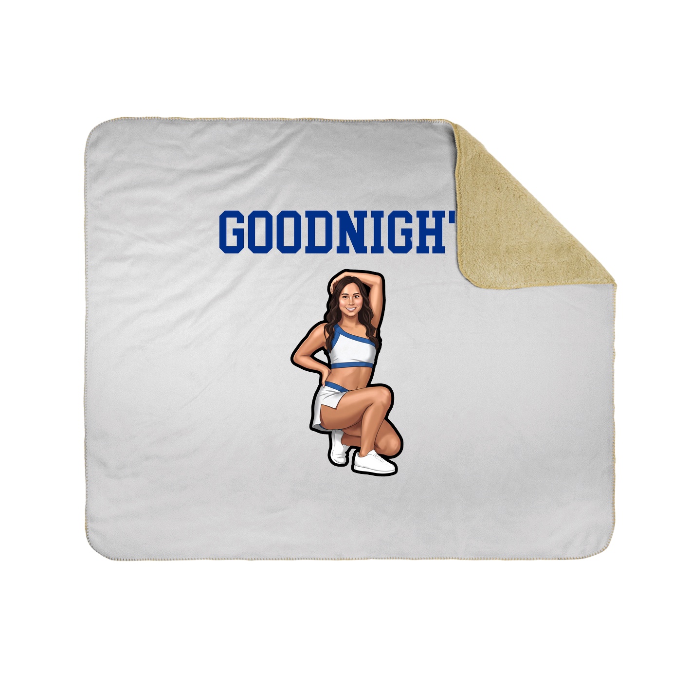 Throw Blanket — Shirsey in White