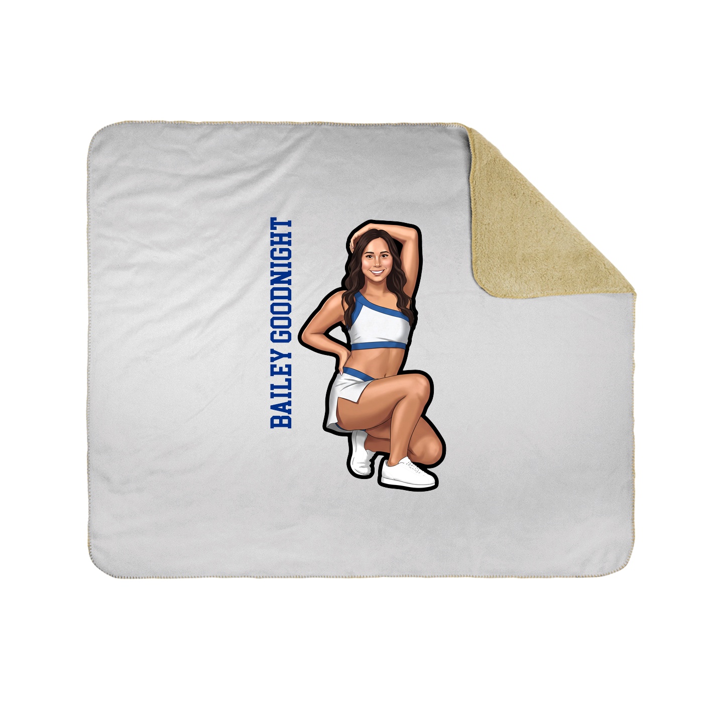 50x60 Sherpa Lined Throw Blanket